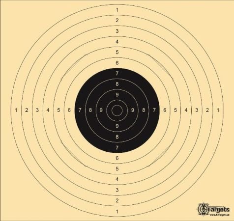 Standard Target XLS - 200 g/m² chamois – 20 Stück – Bild 2