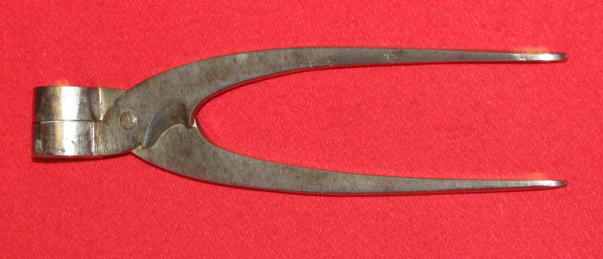 Alte Stahl Kugel - Zange mit 18 für Blei - Kugeln mit ca. 16,5mm Durchmesser – Bild 2