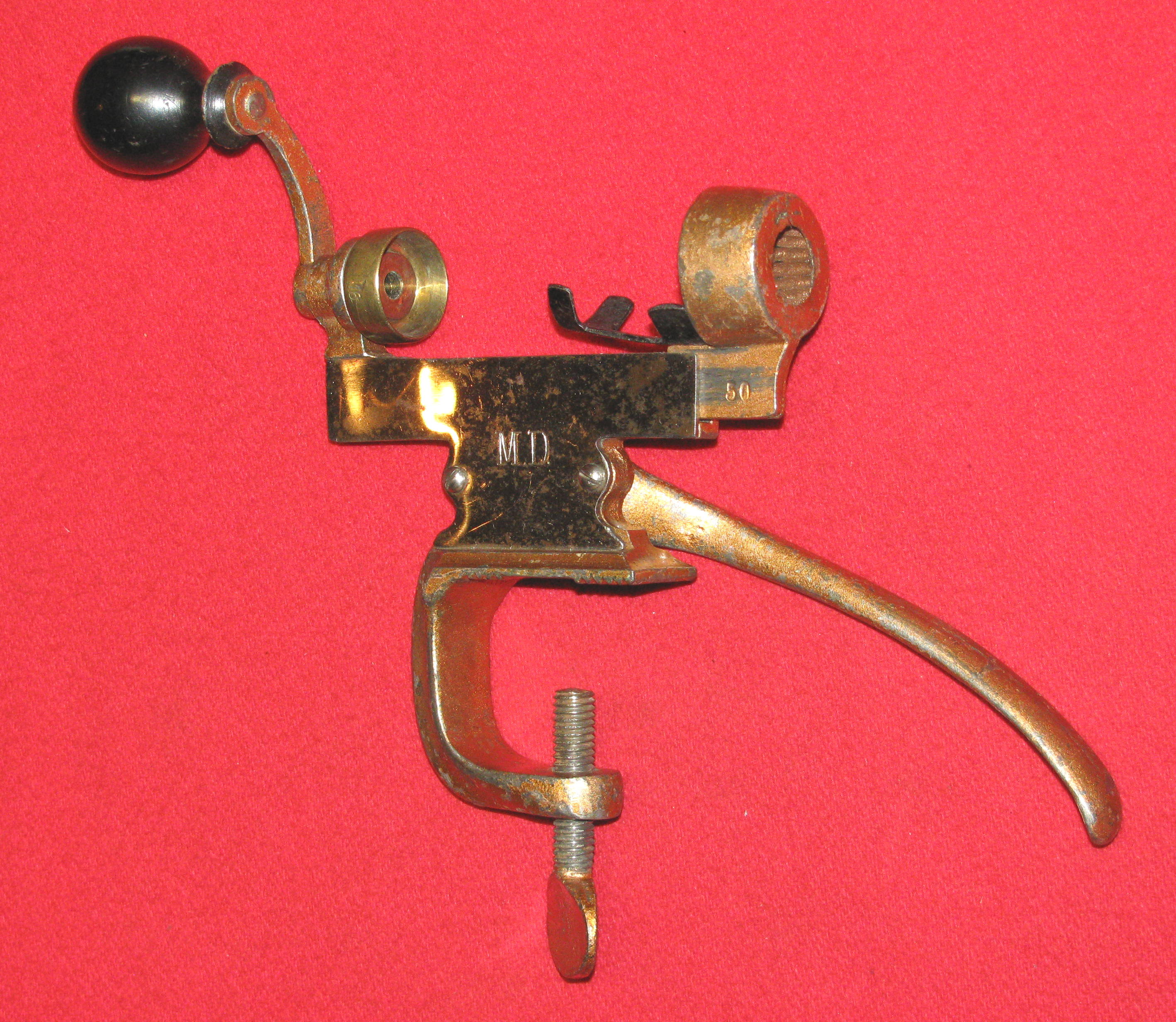 Alte Hand - Bördelmaschine für Schrotpatronen – Bild 1