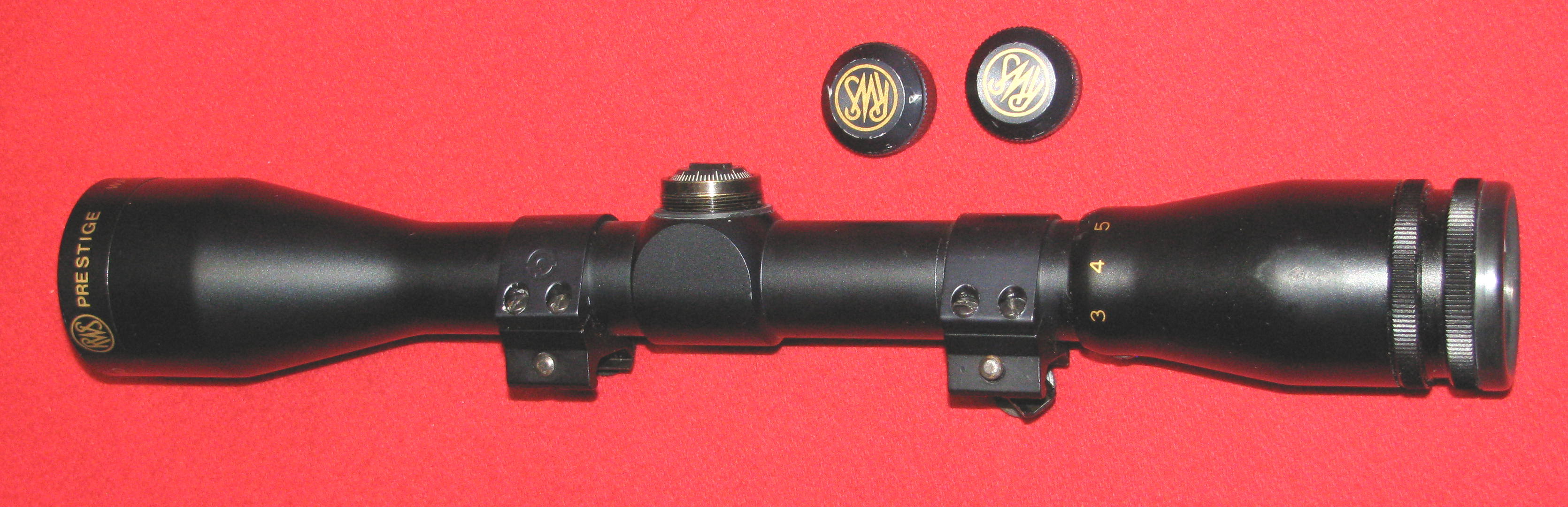 ZF / Zielfernrohr, ein RWS PRESTIGE 3 - 9 x 40 mit dem Absehen Duplex und einer 18mm Montage – Bild 1
