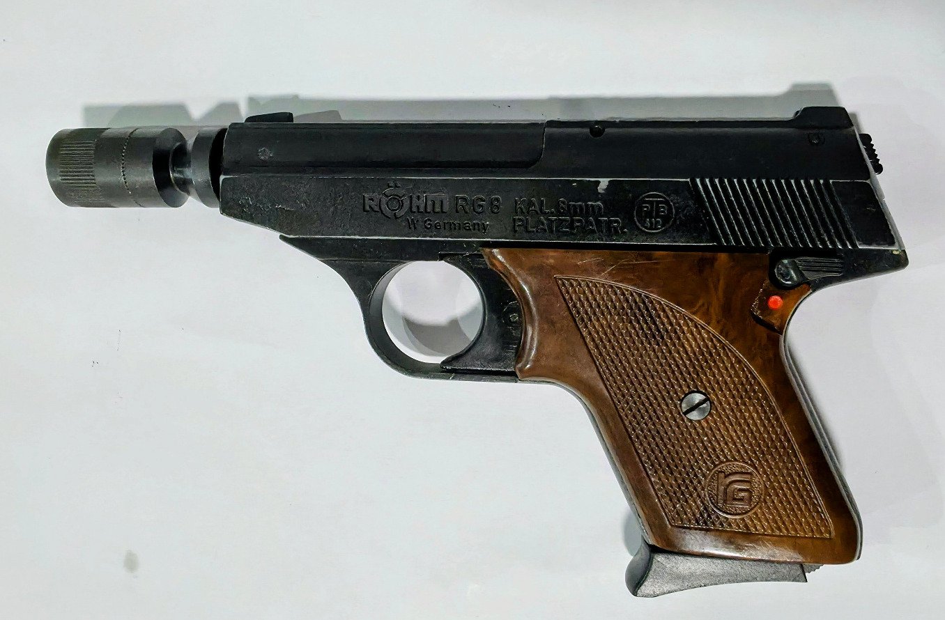 Röhm RG8 PTB 412 – 8 mm Knall – 1988 – Alte Schreckschusspistole – Made in Germany – Bild 1