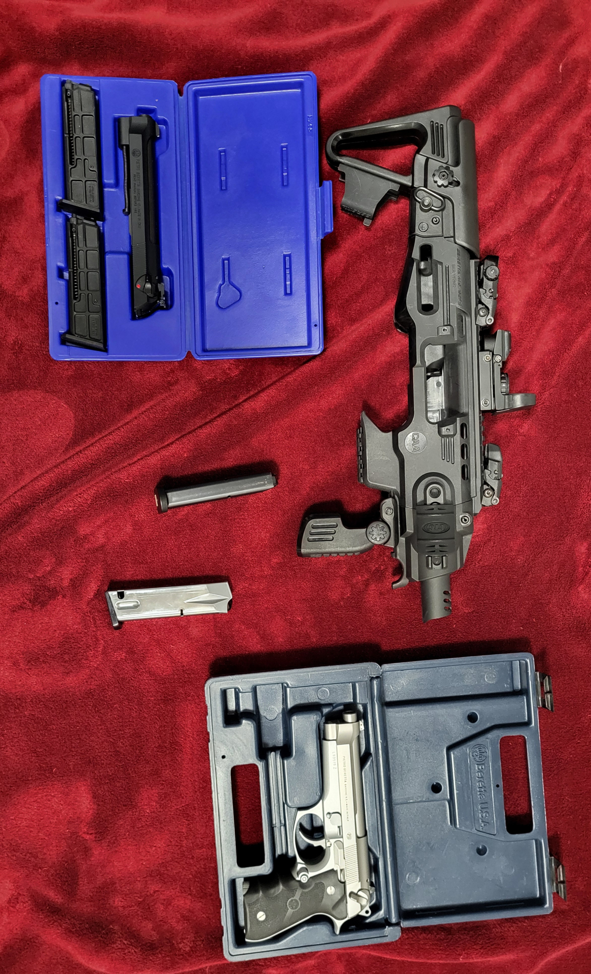 Beretta 92F Inox 9mm mit Wechselsystemen.22lfb, Roni – Bild 1
