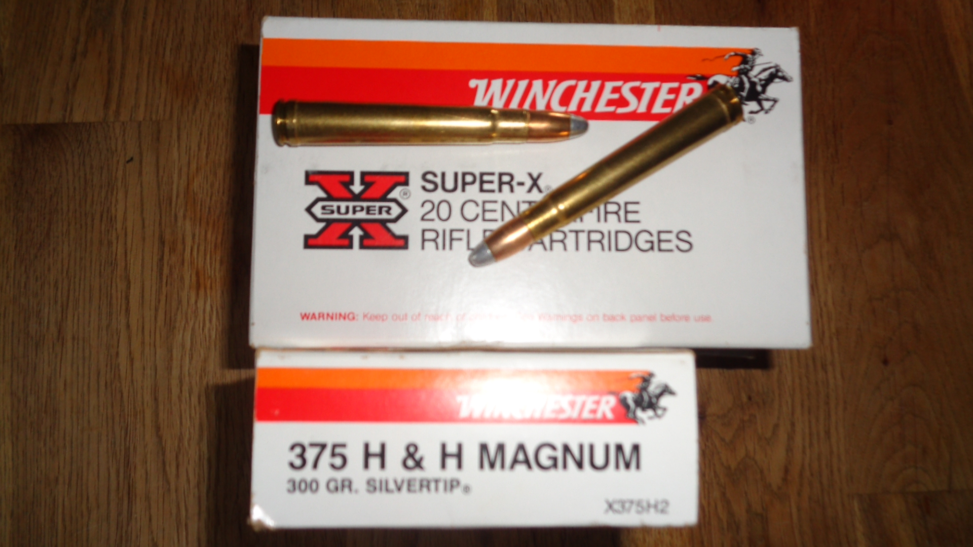 375 H&H Winchester 300 Gr. SILVERTIP 20 Schuss – Bild 1