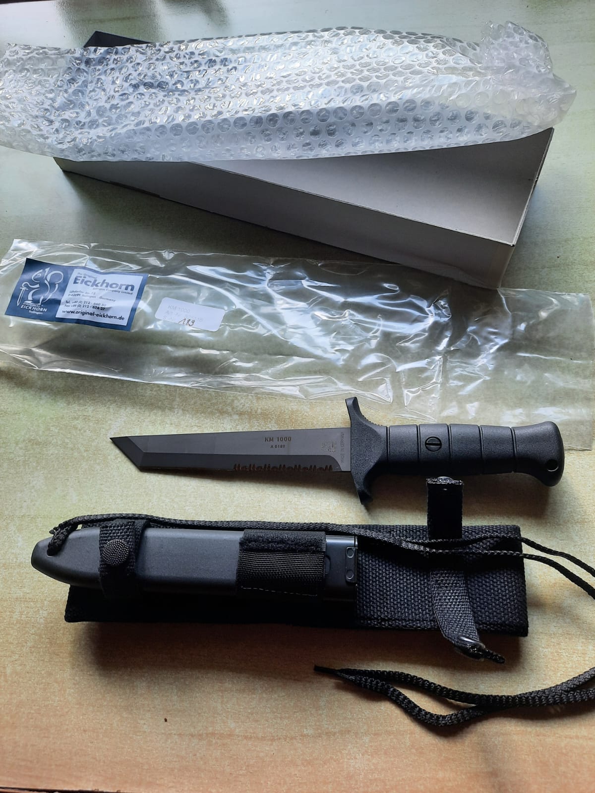 Original Eickhorn Kampfmesser 1000,Neuzustand – Bild 1