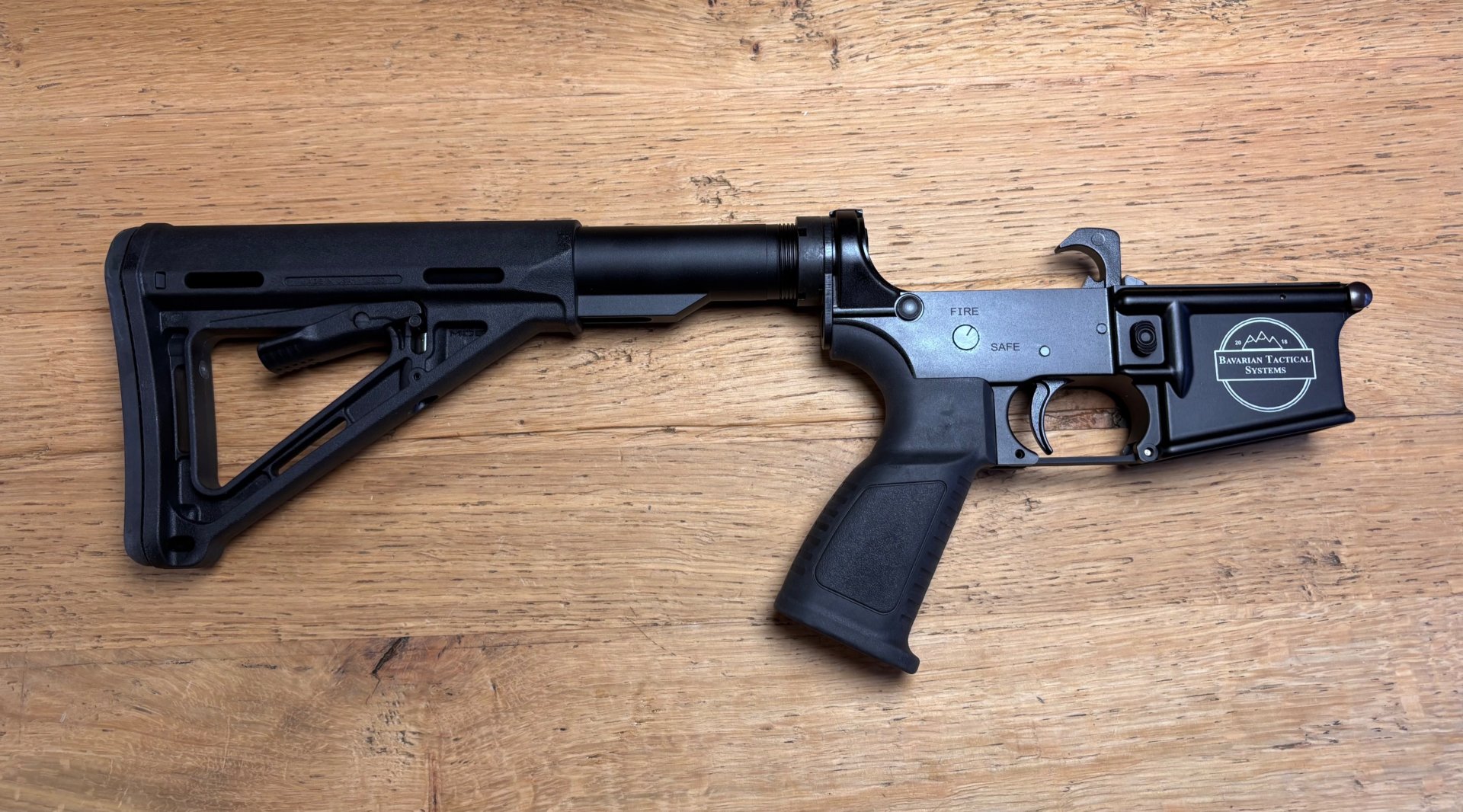 AR15 Lower komplett von BTS Bavarian Tactical System inkl. Magpul Schaft – Bild 3