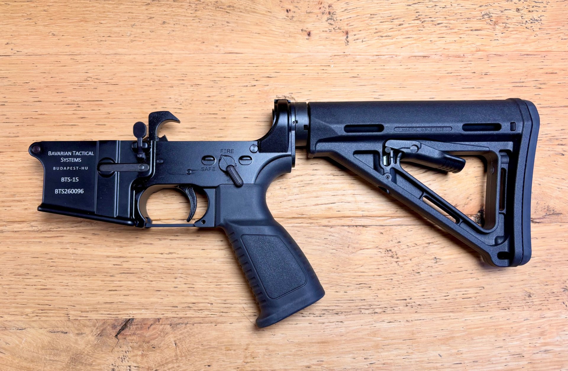 AR15 Lower komplett von BTS Bavarian Tactical System inkl. Magpul Schaft – Bild 1