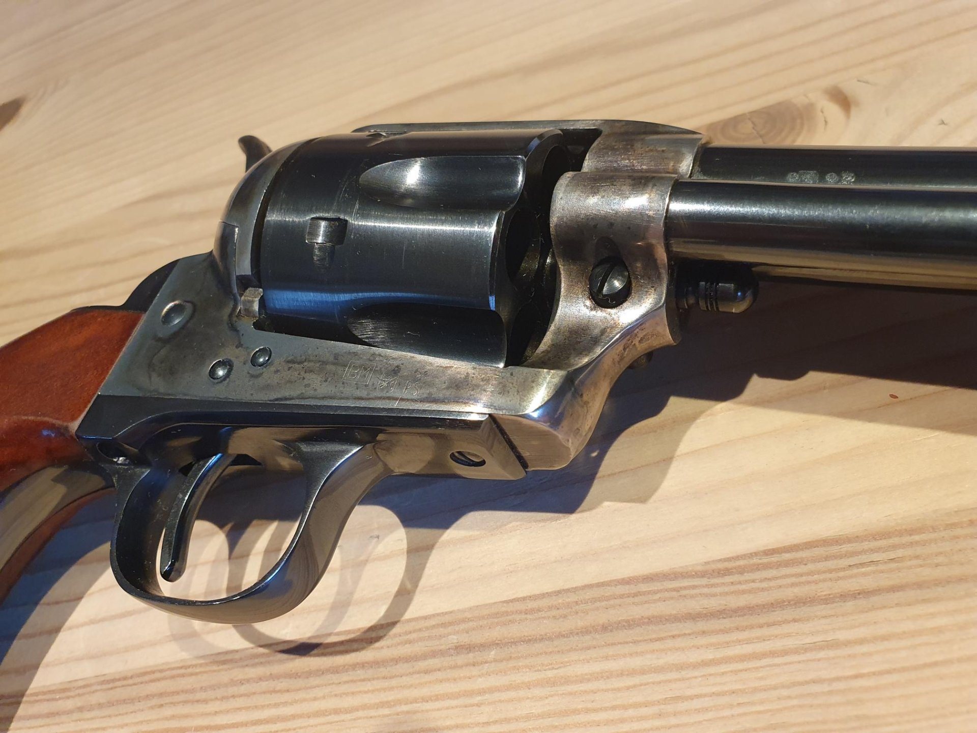 HEGE UBERTI Mod. Army Colt Peacemaker 1873 Cattleman Vollstahl annähernd fabrikneu! Sammlerstück – Bild 6