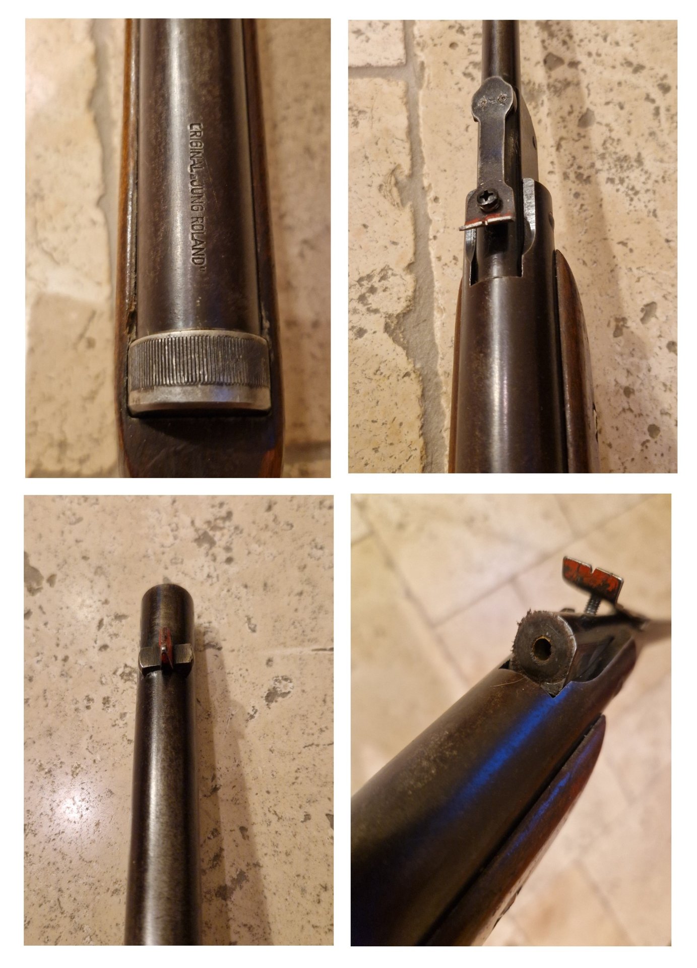 Jung Roland Luftgewehr, Kal. 4,5 m (.177), 1950er Jahre, guter Zustand – Bild 4