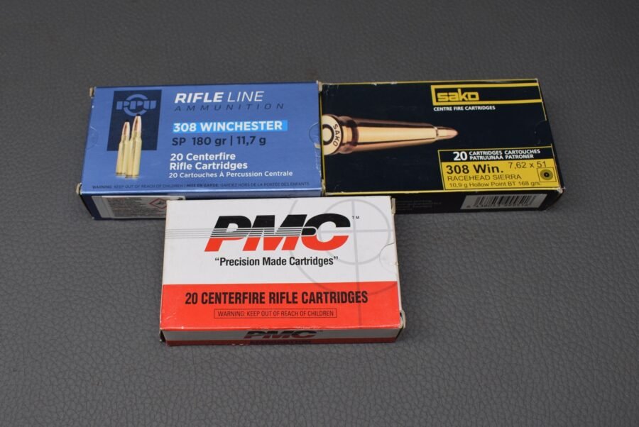 Konvolut 308Win PPU Sako PMC Teilmantel & Vollmantel, 60 Schuss – Bild 1