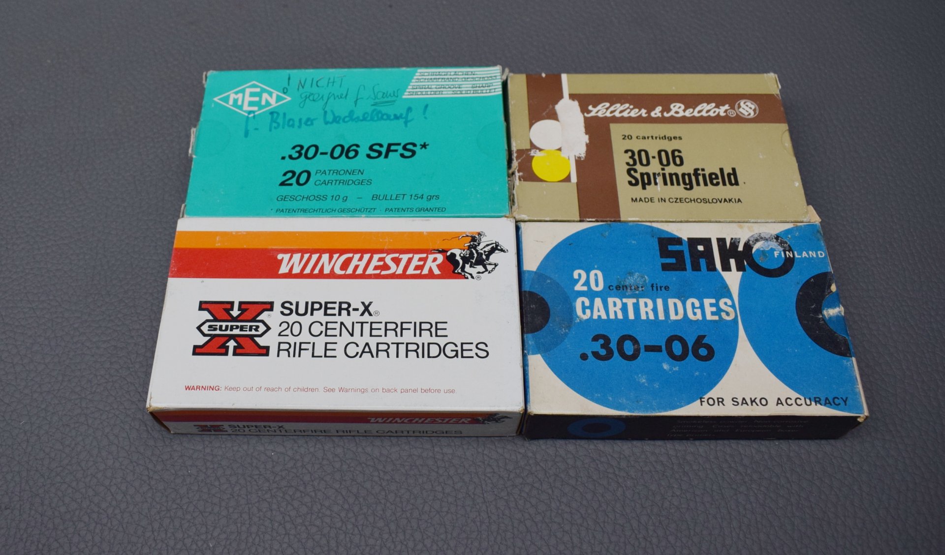 Konvolut 30-06Win MEN / Sako / Winchester / S&B 80 Schuss – Bild 1
