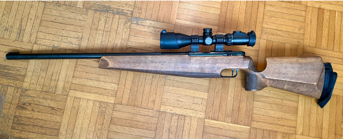 Anschütz Match 54 Kleinkaliberbüchse .22 lr mit Zielfernrohr 4-16x und Schaftkappe – Bild 5