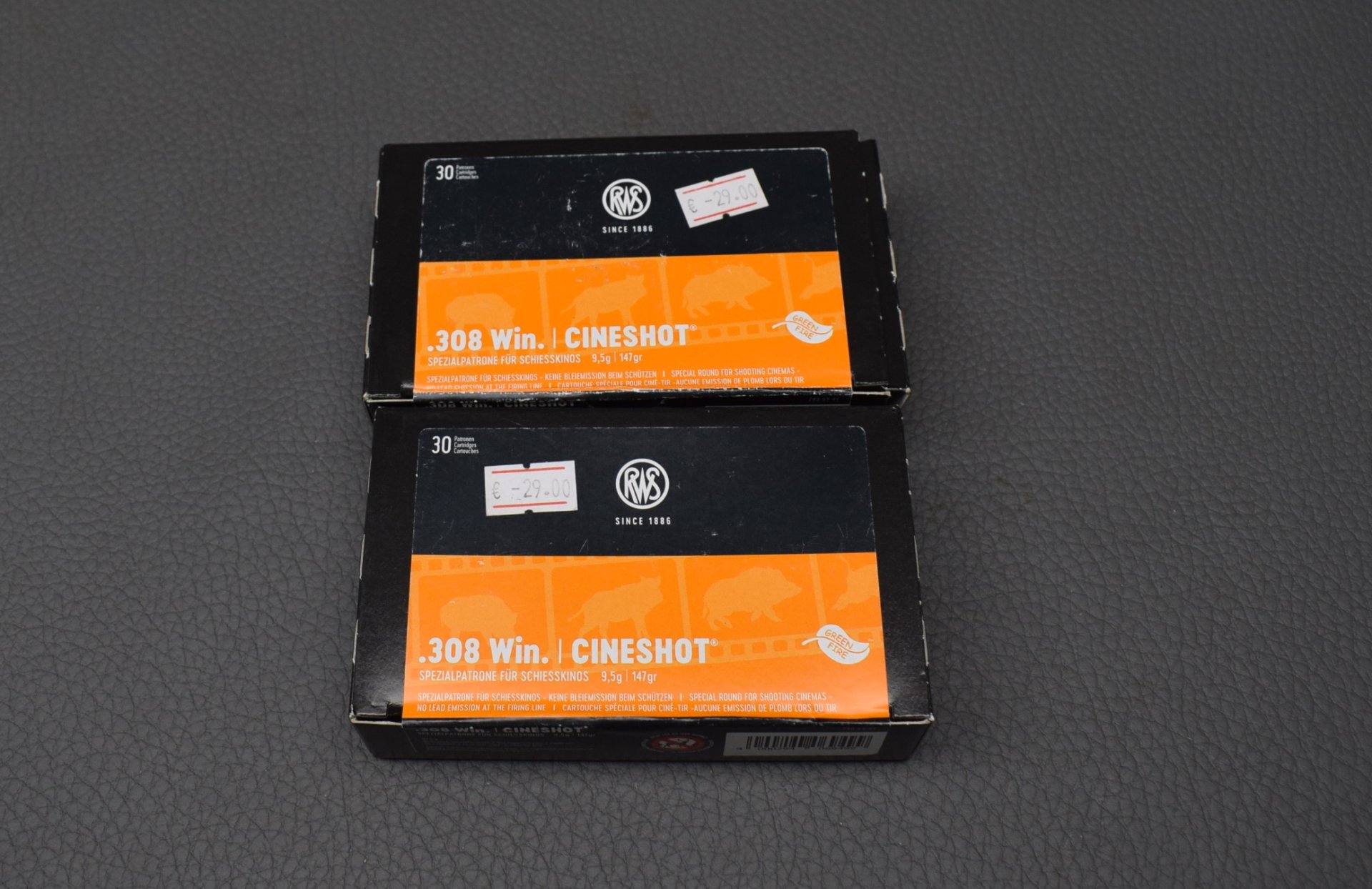 RWS CINESHOT .308 Winchester 9,5g 147gr 60 Schuss – Bild 1