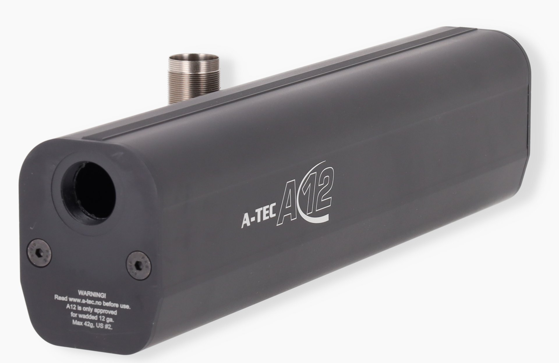 A-TEC A-12 Schalldämpfer für Schrotflinte - Invector Plus System - Browning - Winchester - JSZ-Vogel – Bild 2
