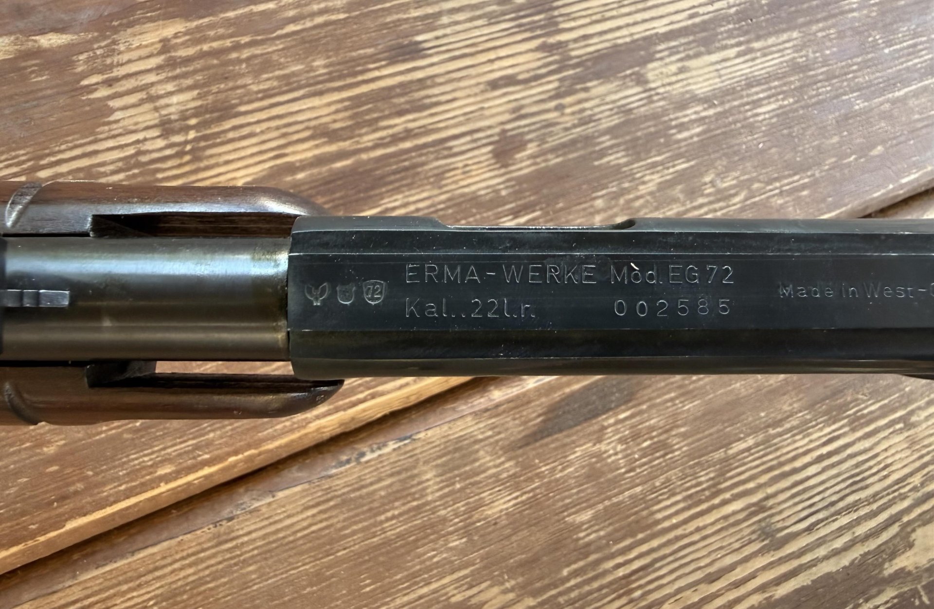 Erma EG72 Vorderschaftrepetierbüchse .22lfb – Bild 3