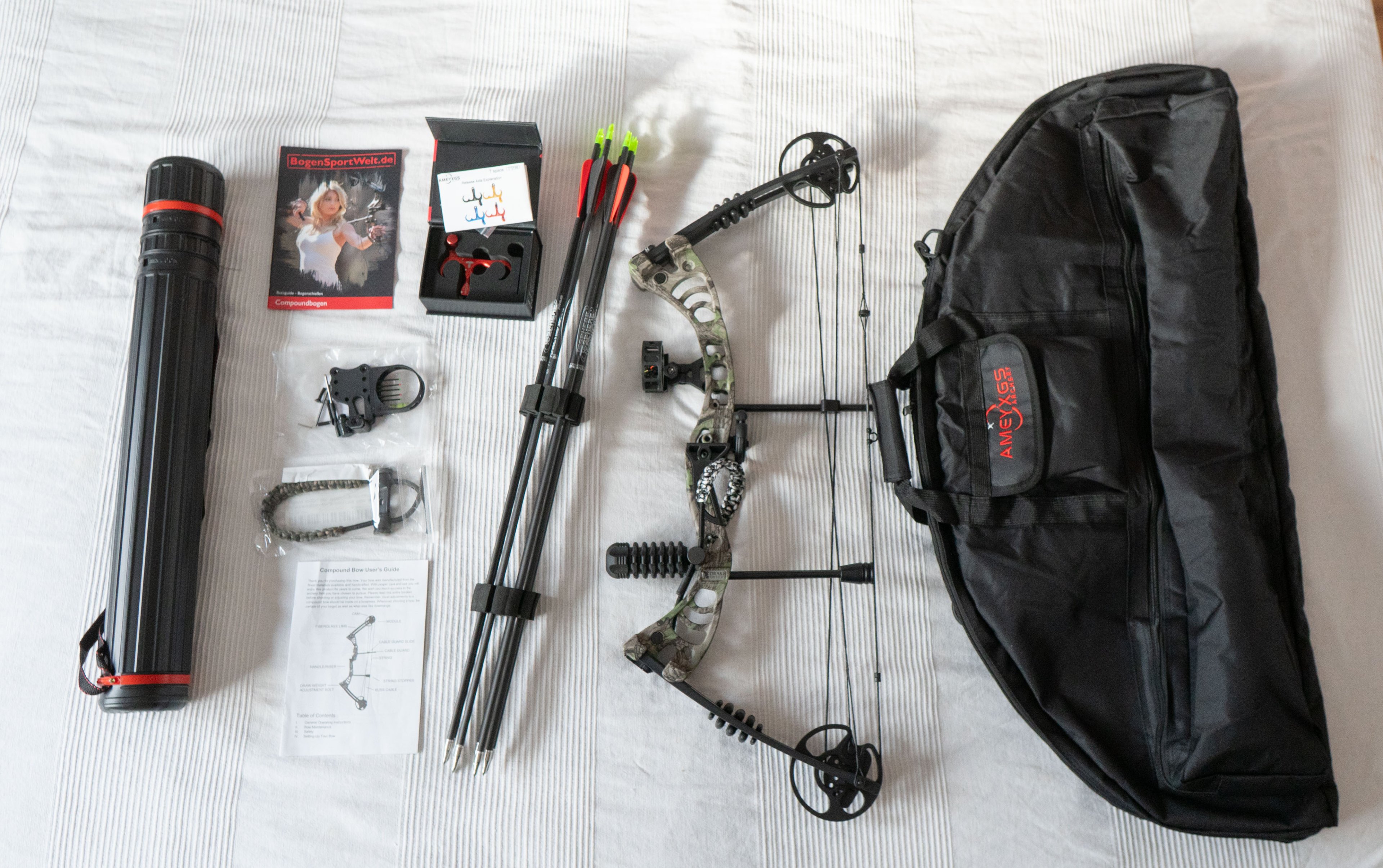 Biete Compound Bogen Set Drake Gecko von Bogensportwelt – Bild 1