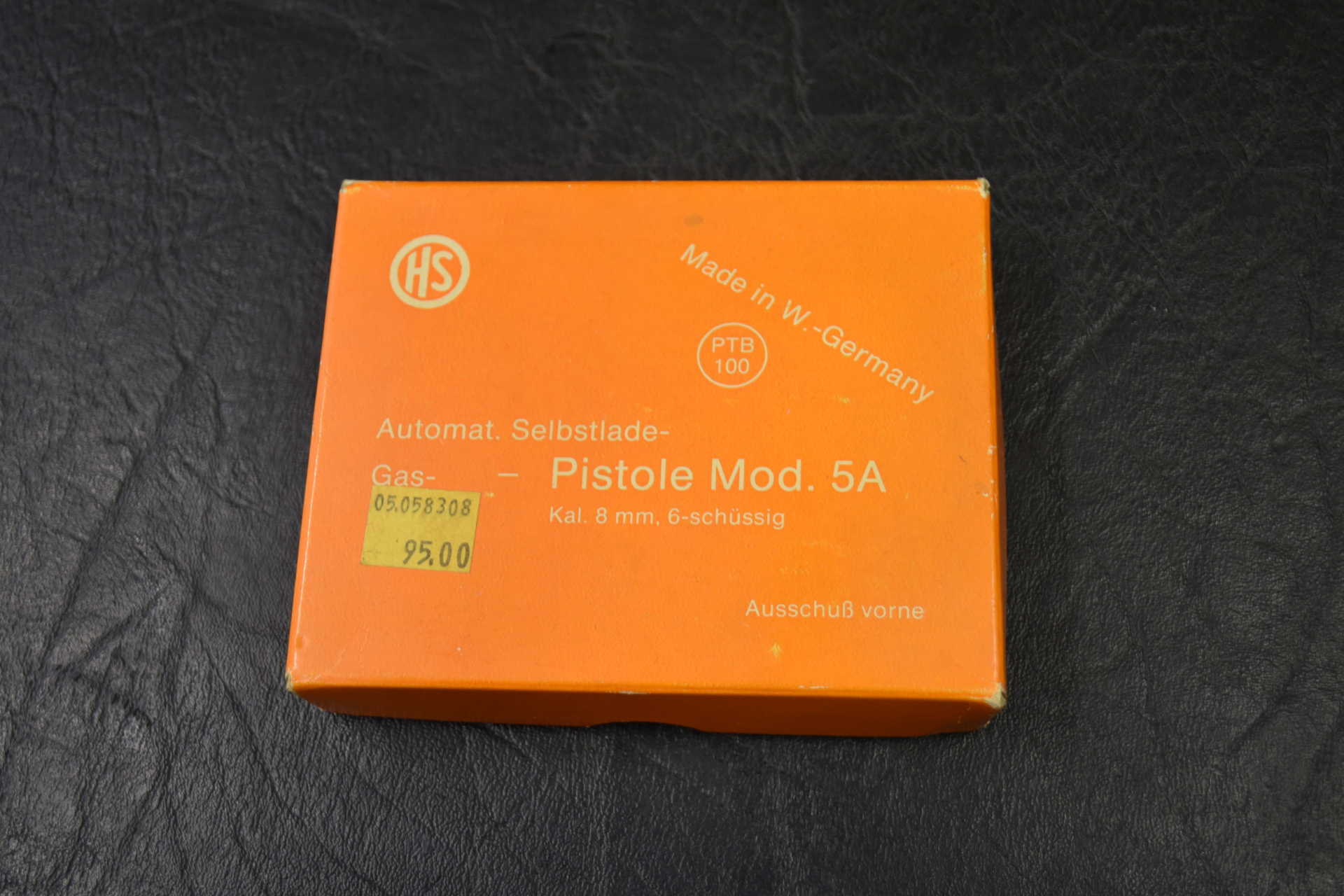 Selbstlade Gas Pistole HS Mod. 5A Kal. 8mm – Bild 1