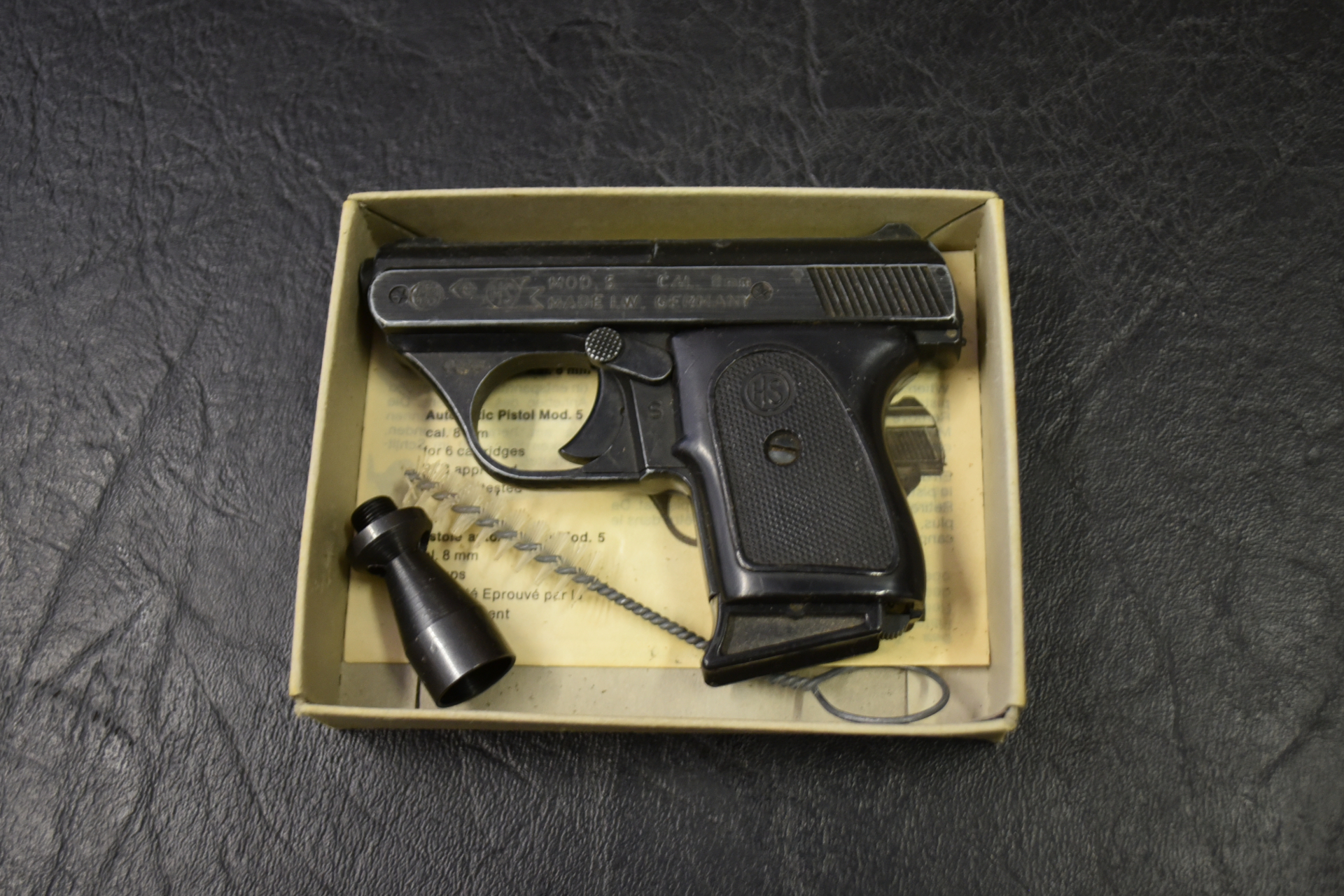 Selbstlade Gas Pistole HS Mod. 5A Kal. 8mm – Bild 2