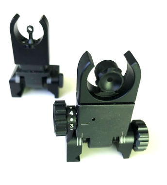 Flip-Up Visier (Kimme & Korn) für Picatinny / AR-15 – wie Ultradyne inkl. Werkzeug – Bild 2