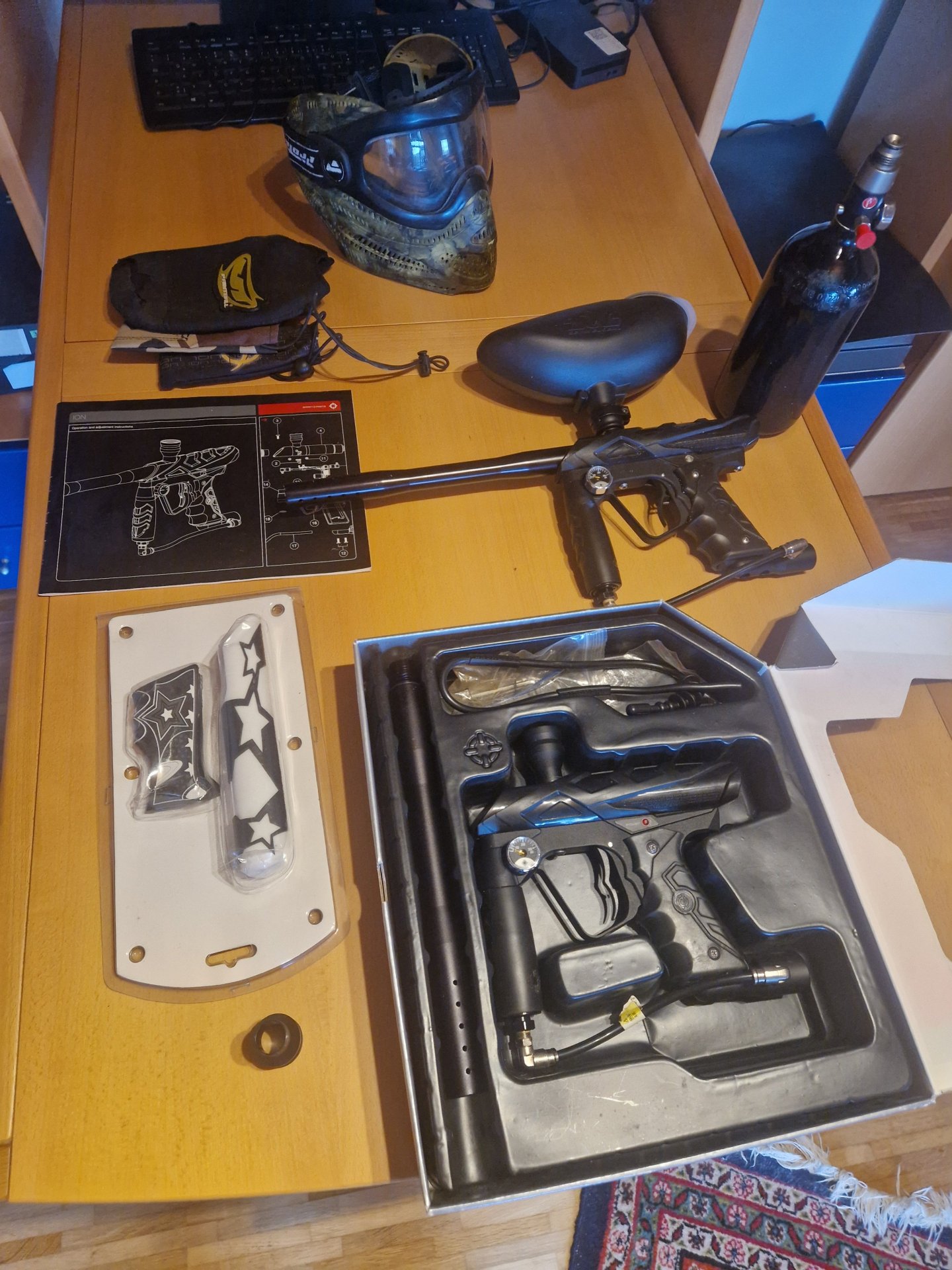 2x Smart part ion +Hopper +Maske +HP Flasche +2000 Bälle – Bild 1
