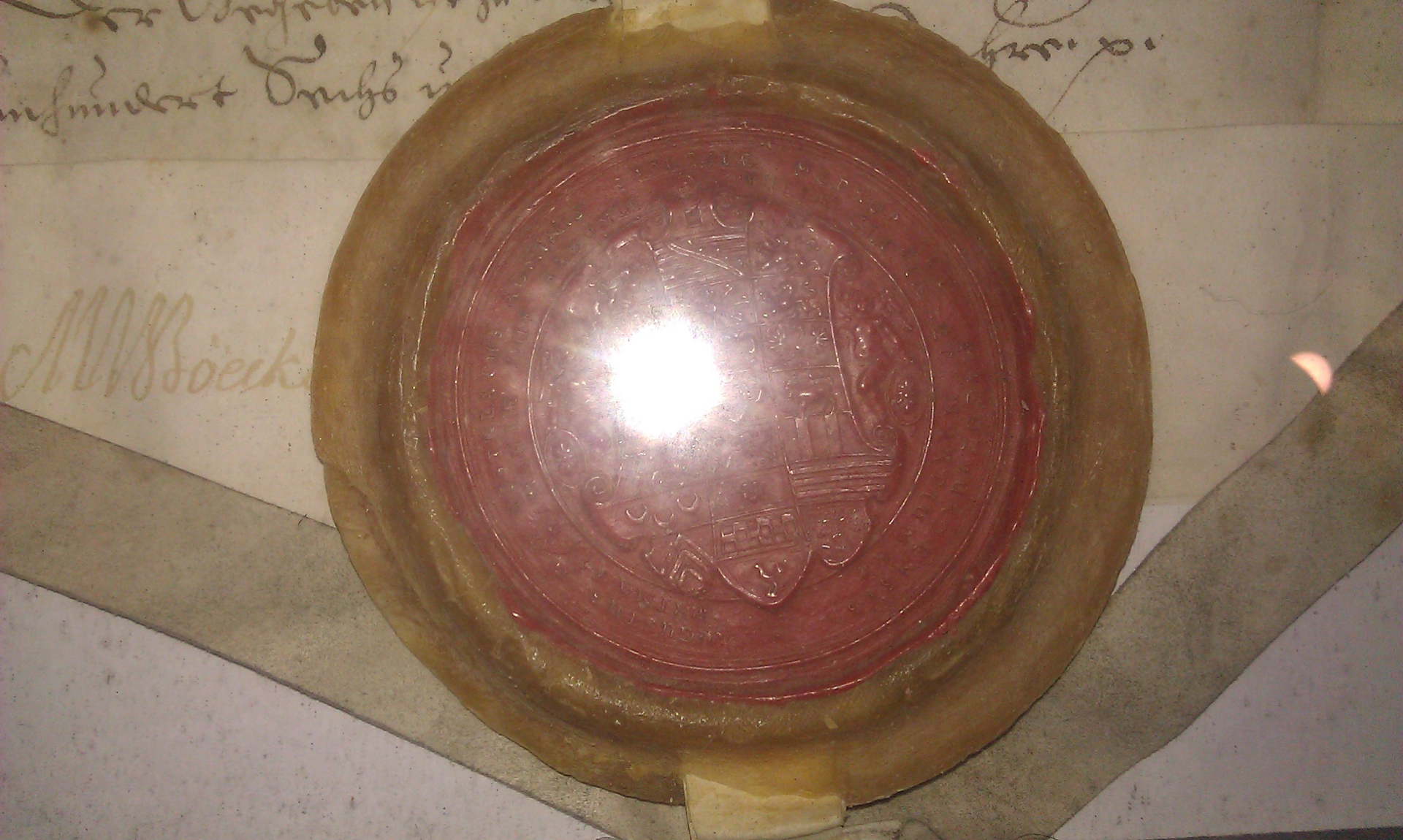 Originale Urkunde 1676 Sachsen – Bild 2