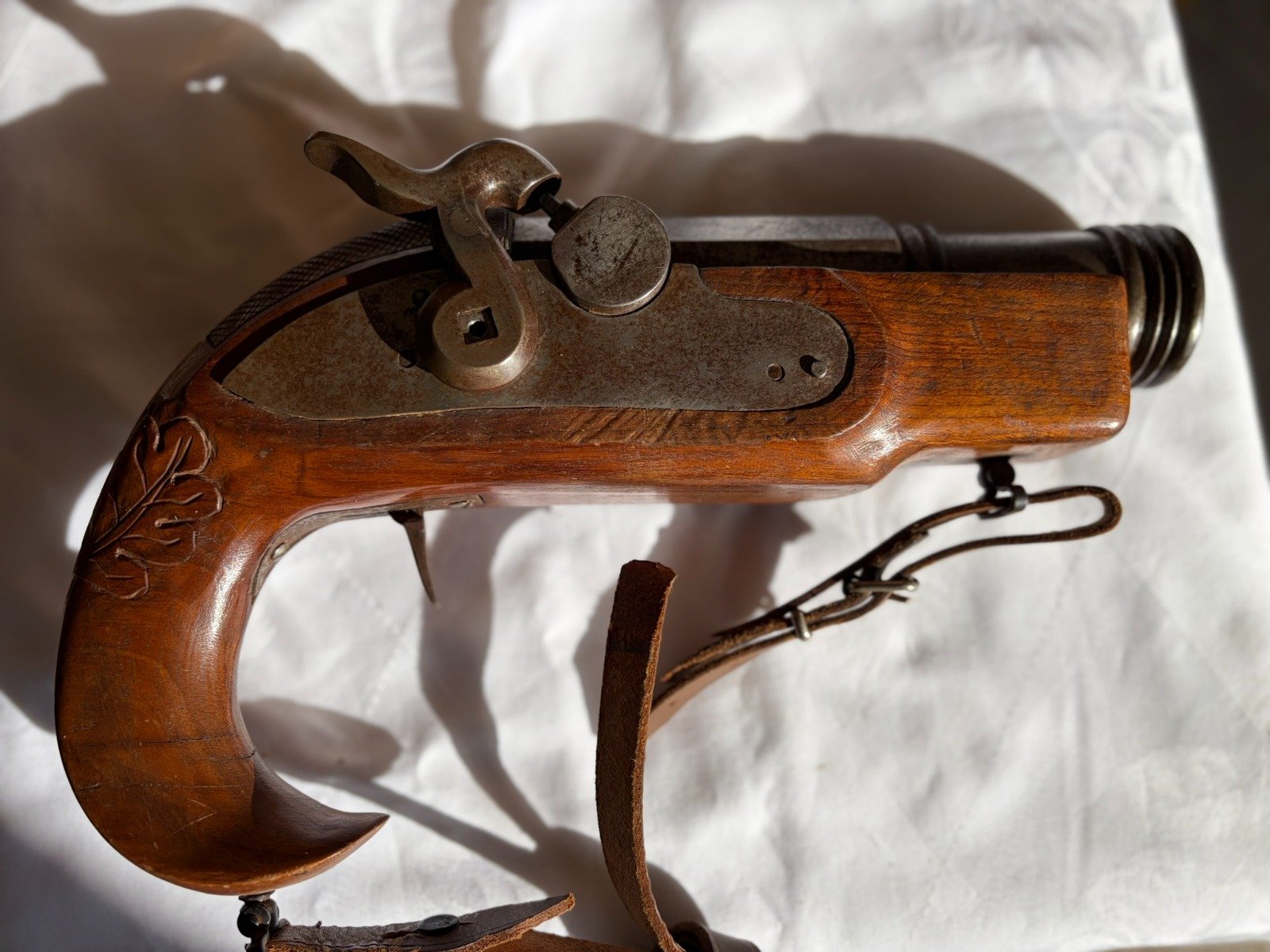 Historischer Handböller mit Stempeln und Trageriemen – aus Nachlass - Sammlerstück – Bild 6
