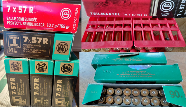 91 Stk. 7x57 R. 1x abgeschossen zum Wiederladen – Bild 1