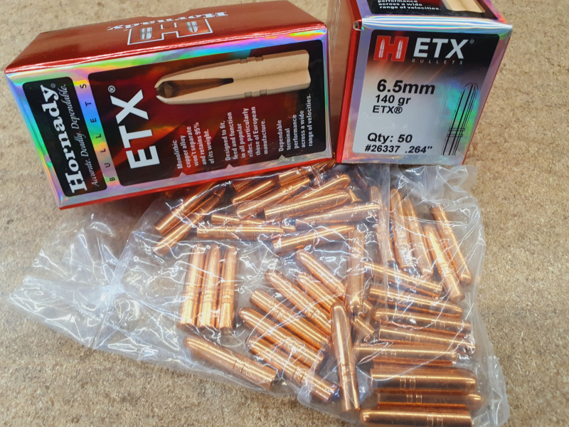 6,5/140grs ETX Hornady Bleifrei No. 26337 Geschosse 50 Stk. # SSZ Berka – Bild 1