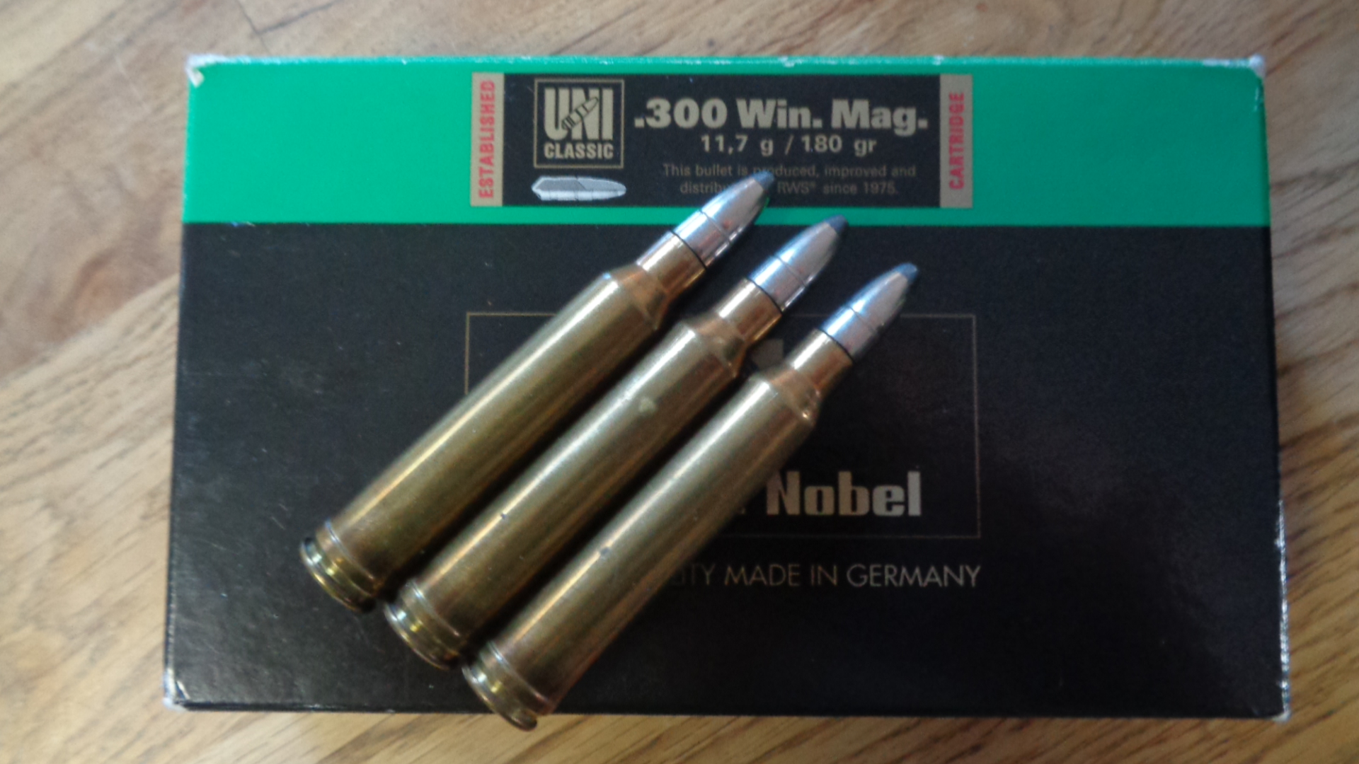 RWS UNI Classic .300 Win Mag 11,7g/180grs. 23 Schuss – Bild 1