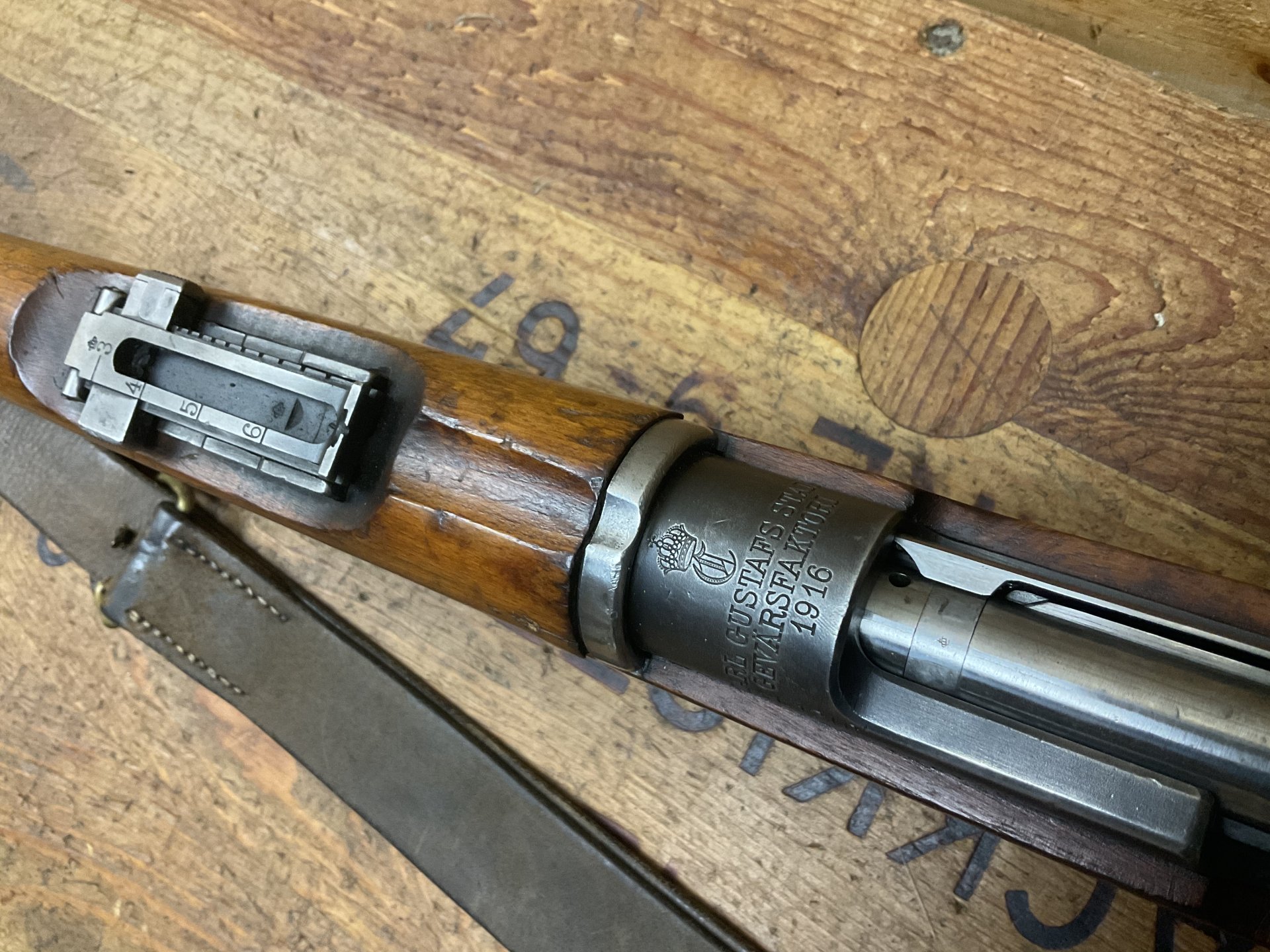 Karabiner Carl Gustav Schwedenmauser Carl Gustafs Stads Gevärsfaktori, Mod.1916!!! – Bild 4