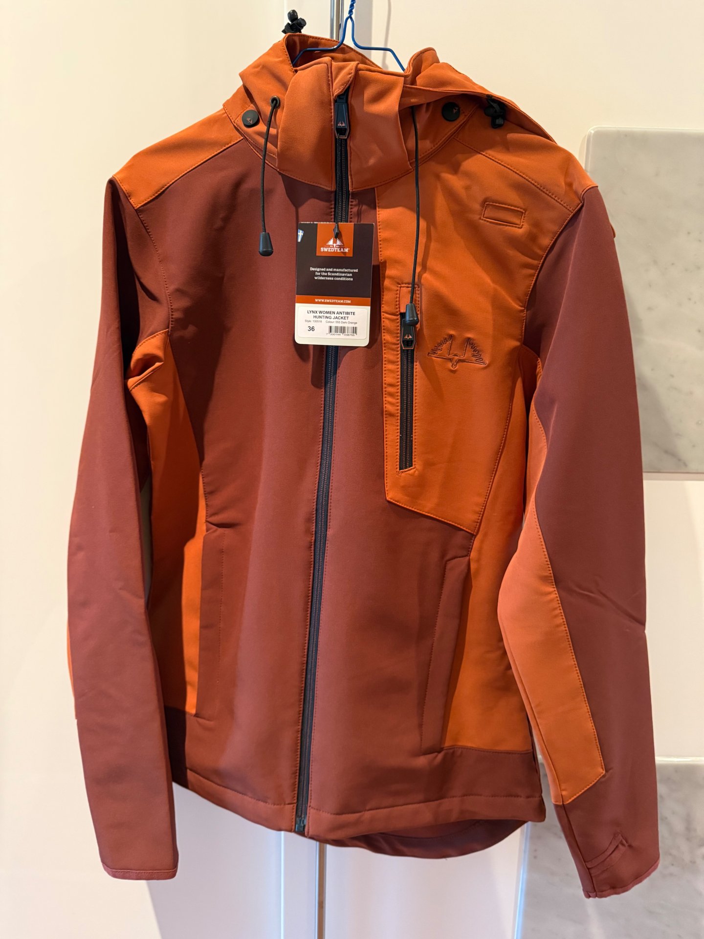 Swedteam Lynx Antibite Jagdjacke Dark Orange Gr. 36 NEU – Bild 1