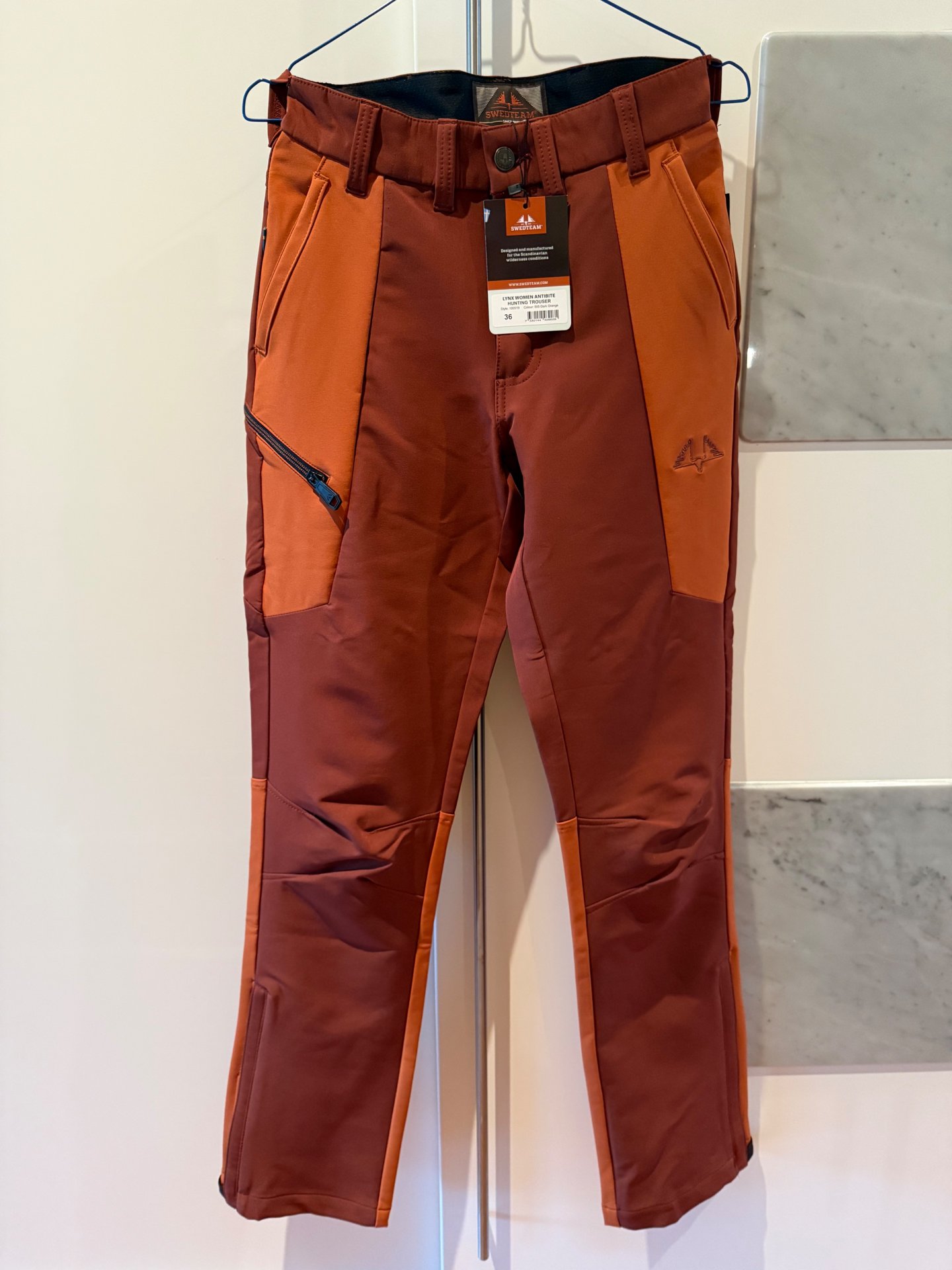 Swedteam Lynx Antibite Jagdhose Dark Orange Gr. 36 NEU – Bild 1