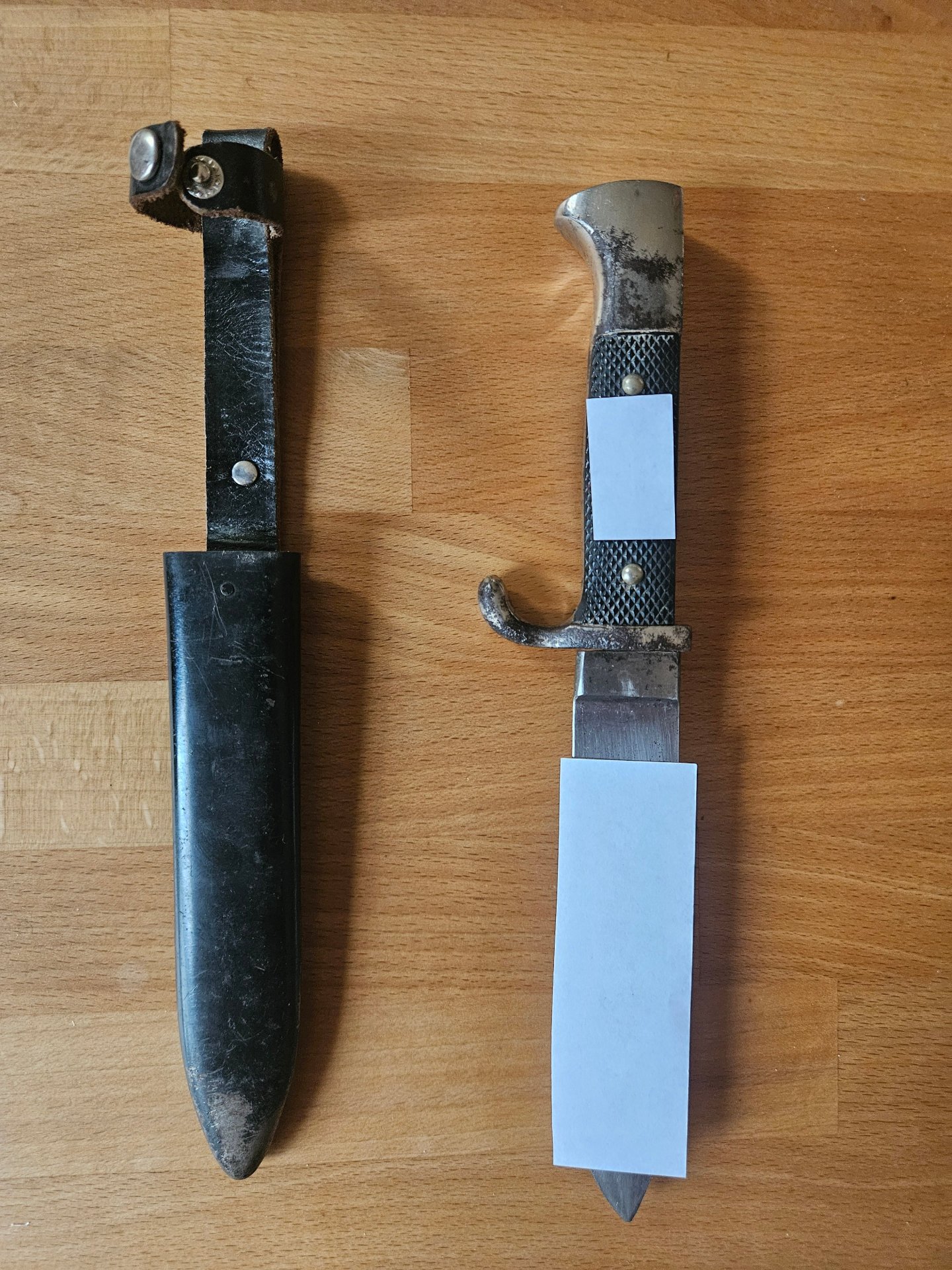 HJ Fahrtenmesser Original mit Inschrift RZM M7/2 1937 – Bild 1