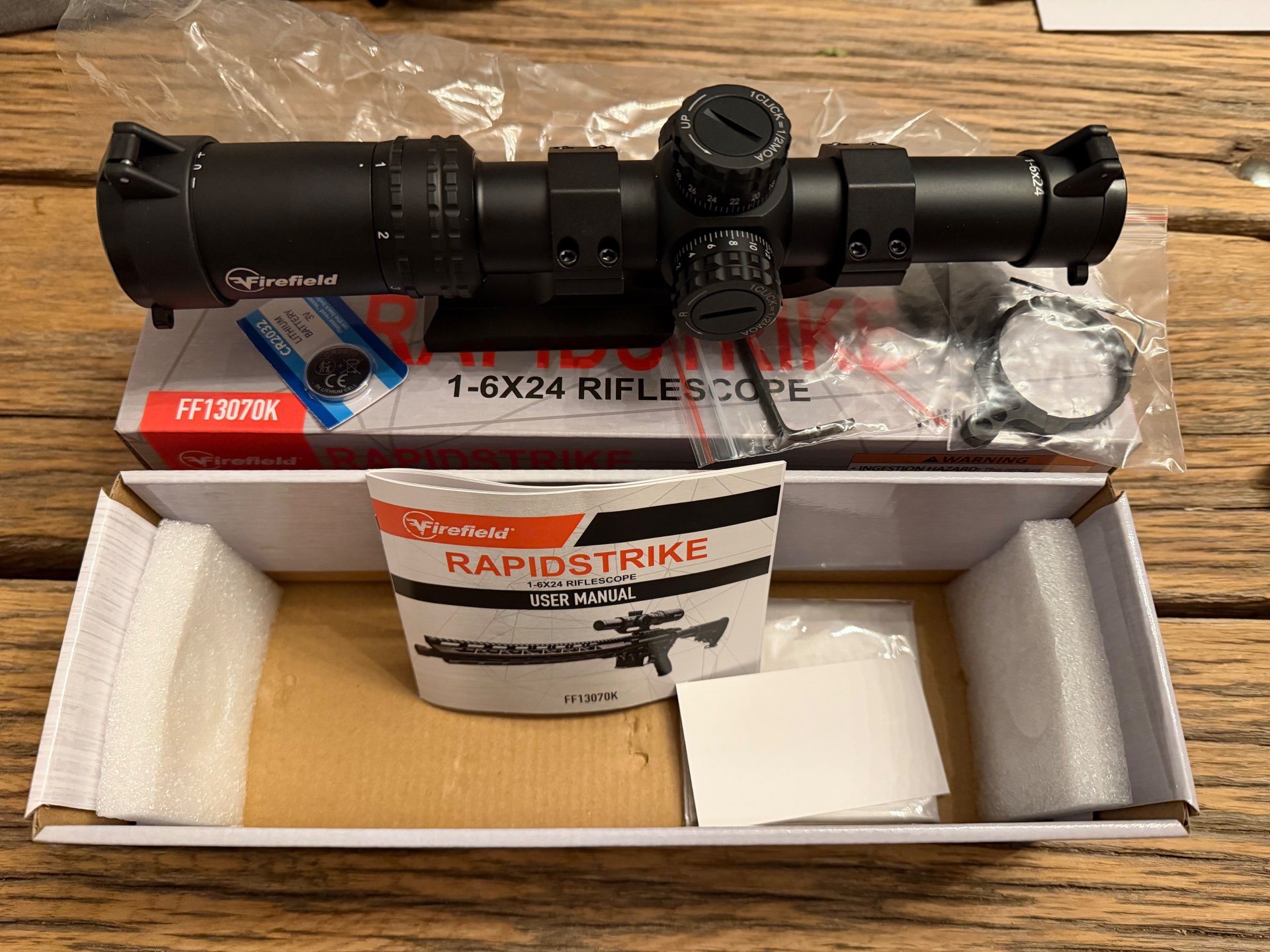 Firefield Rapidstrike 1-6x24 ***NEU*** OVP Optik Zielfernrohr – Bild 2