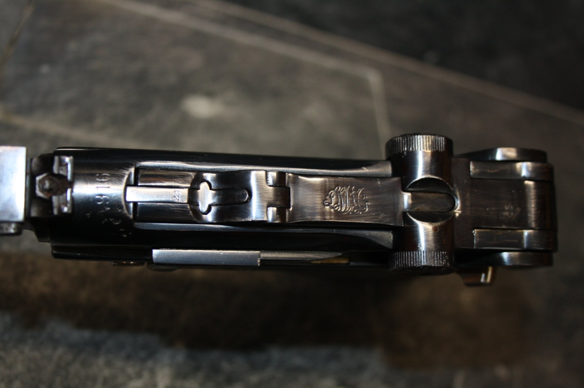 Lange Pistole 08 Ari DWM 1916 Kal 9mm Luger Nummerngleich # 4022 – Bild 2