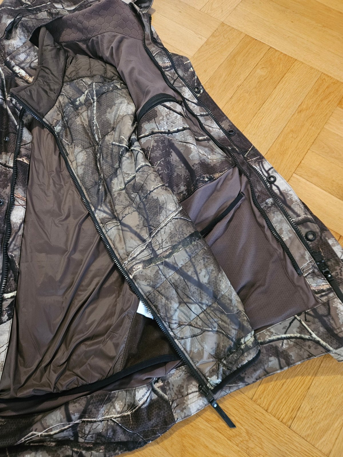 Jagdjacke Herbst Winter Regenjacke Solognac Tarn Treemetic XL 3in1 – Bild 2