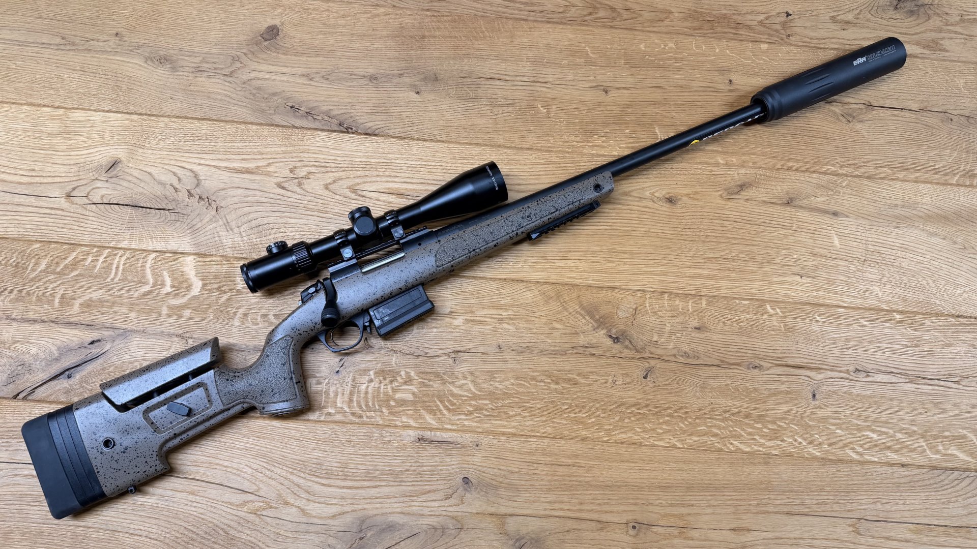 Bergara B14 HMR / .22-250 Rem. / DDoptics 2,5-15x50 Gen3 / ERA Silencer / nur 40 Schuss – Bild 1