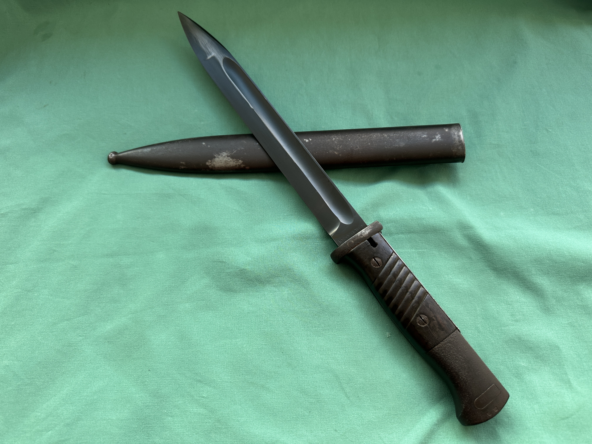 ==>Sammler Achtung!Nummerngleiches Mauser K98 Bajonett WaA-Carl Eickhorn 1938 sehr selten so komplet – Bild 1