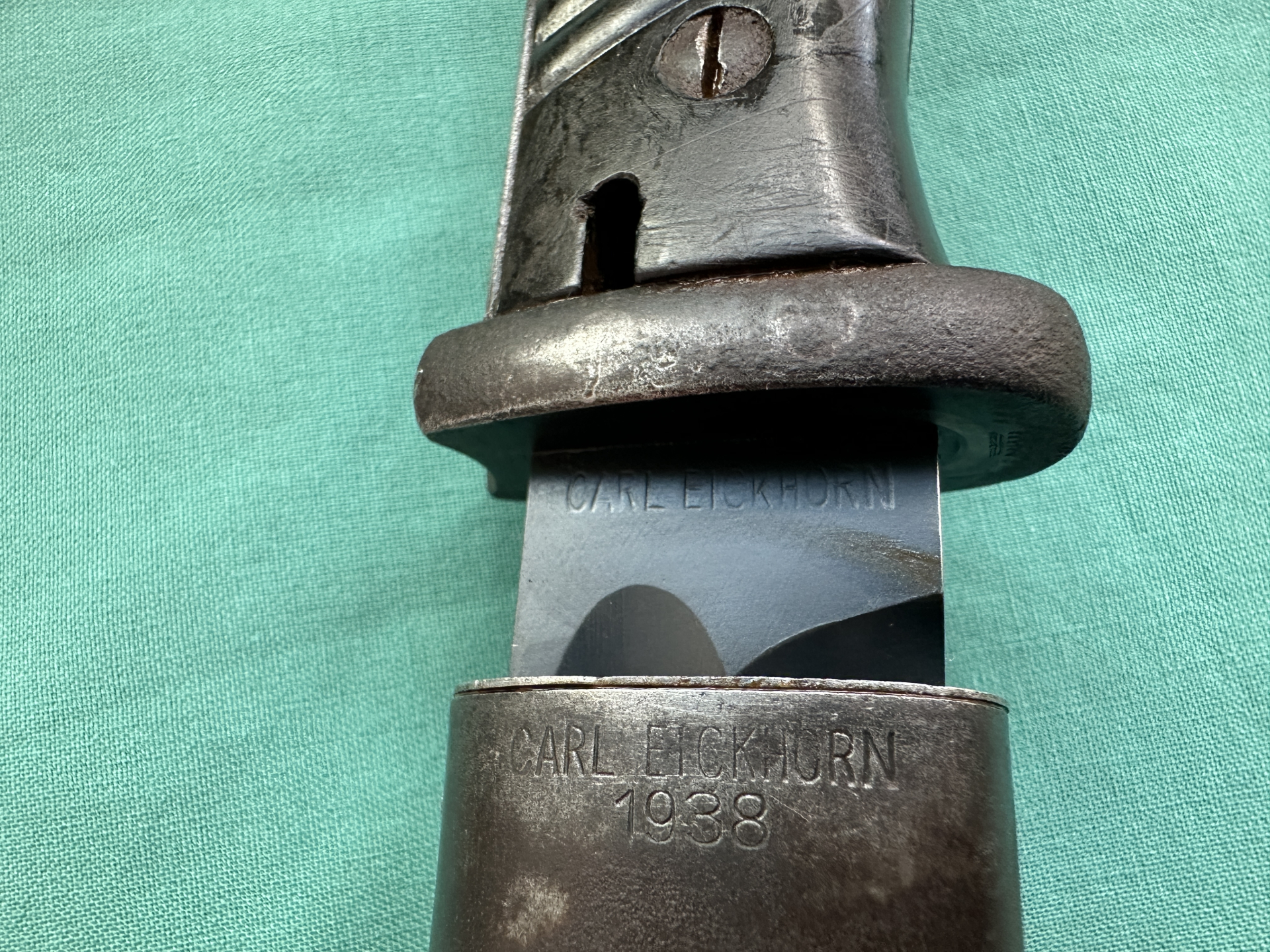 ==>Sammler Achtung!Nummerngleiches Mauser K98 Bajonett WaA-Carl Eickhorn 1938 sehr selten so komplet – Bild 5