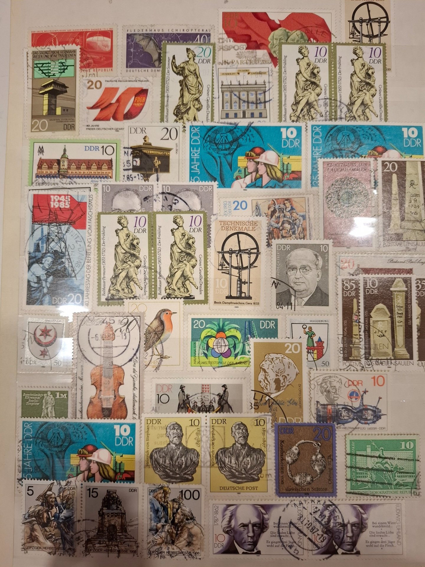 Briefmarken Deutsches Reich ,DDR – Bild 13