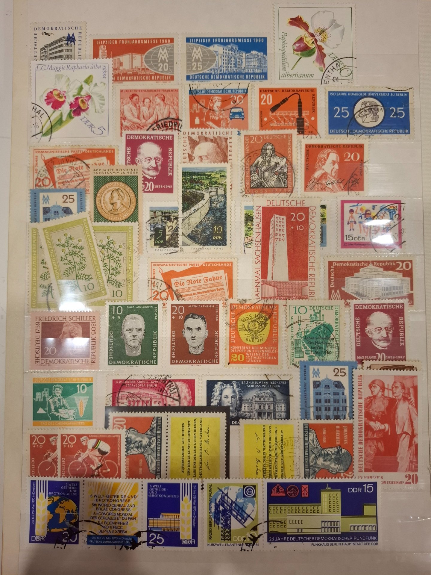 Briefmarken Deutsches Reich ,DDR – Bild 9