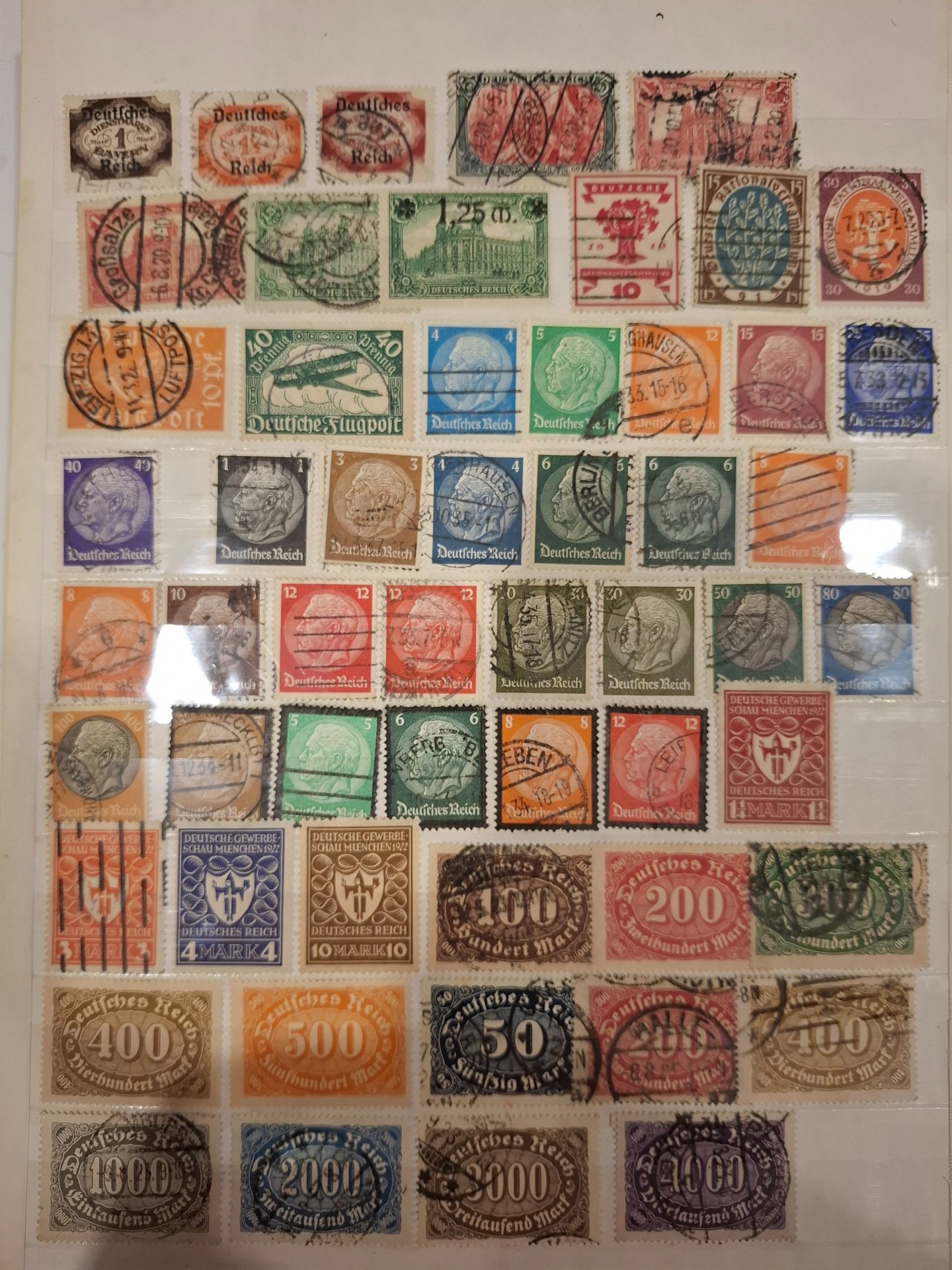 Briefmarken Deutsches Reich ,DDR – Bild 5