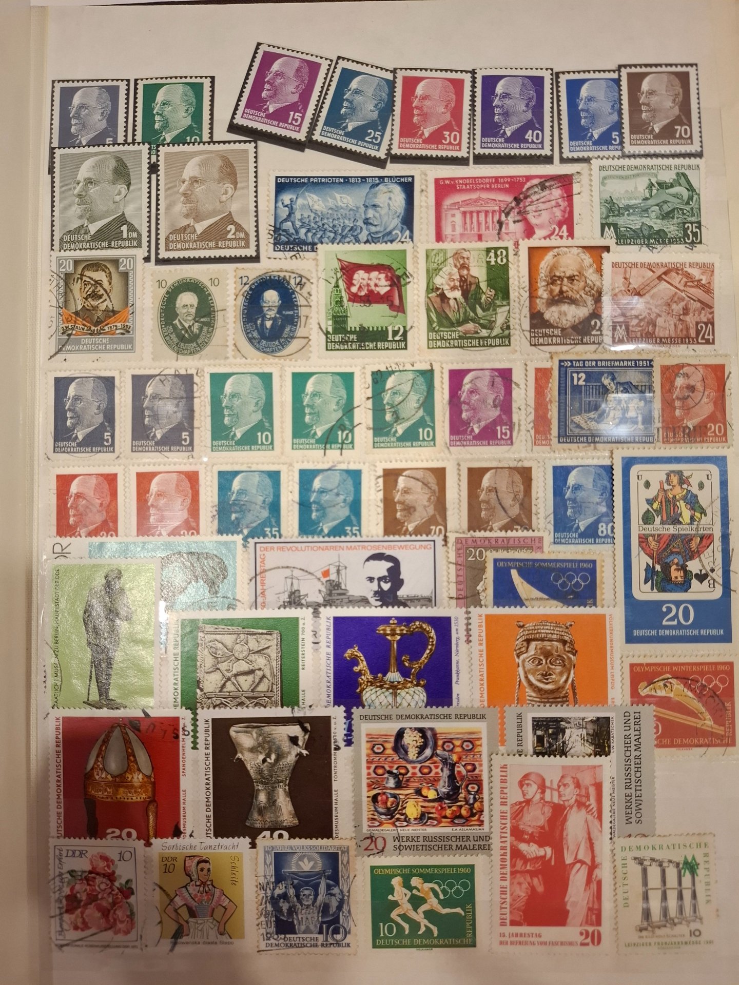 Briefmarken Deutsches Reich ,DDR – Bild 8