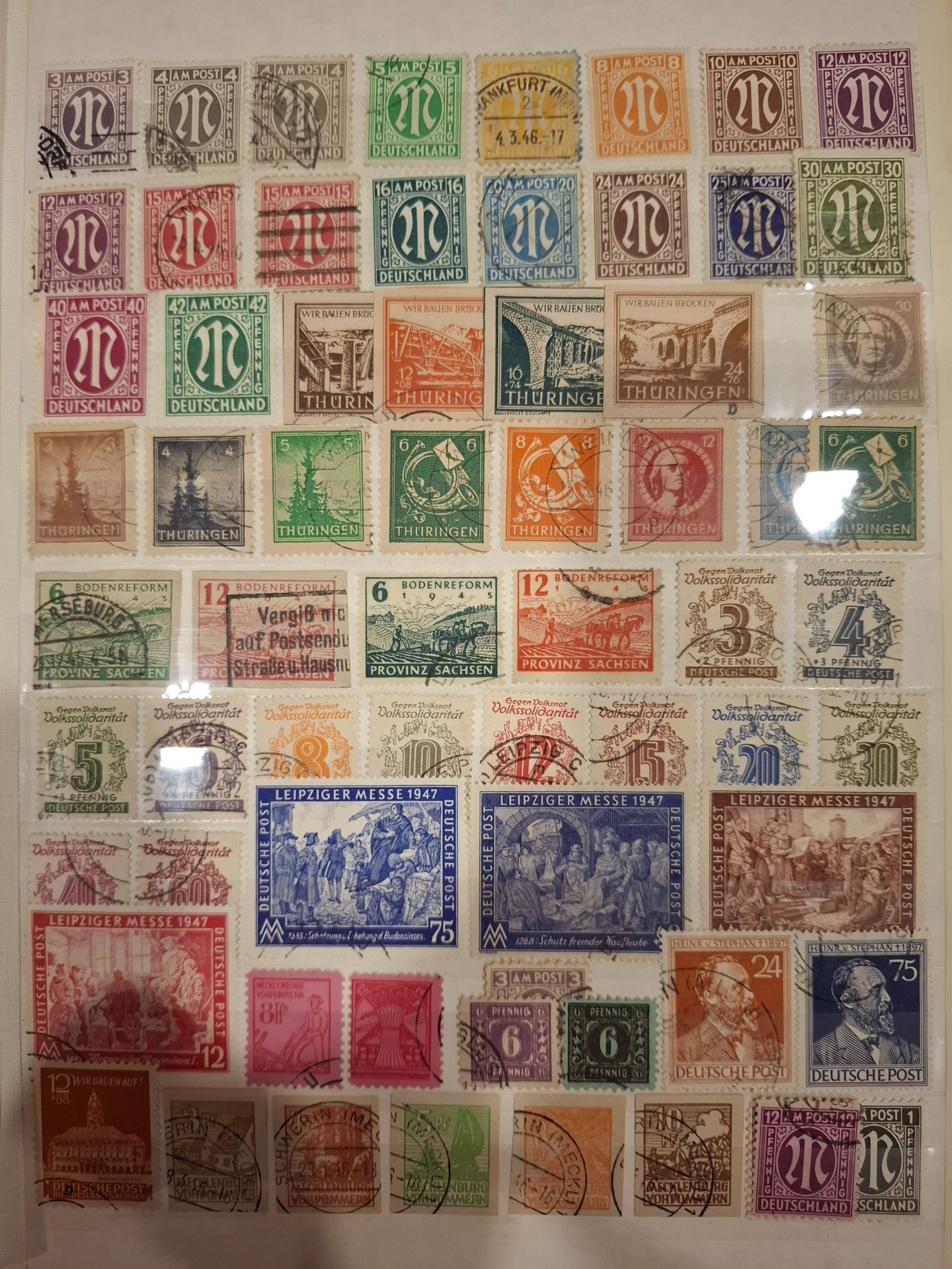 Briefmarken Deutsches Reich ,DDR – Bild 6