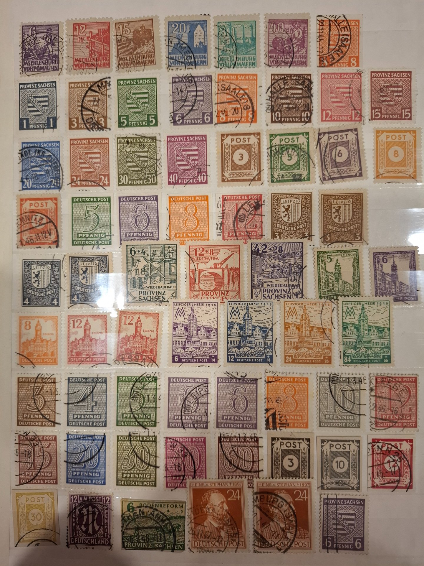 Briefmarken Deutsches Reich ,DDR – Bild 7