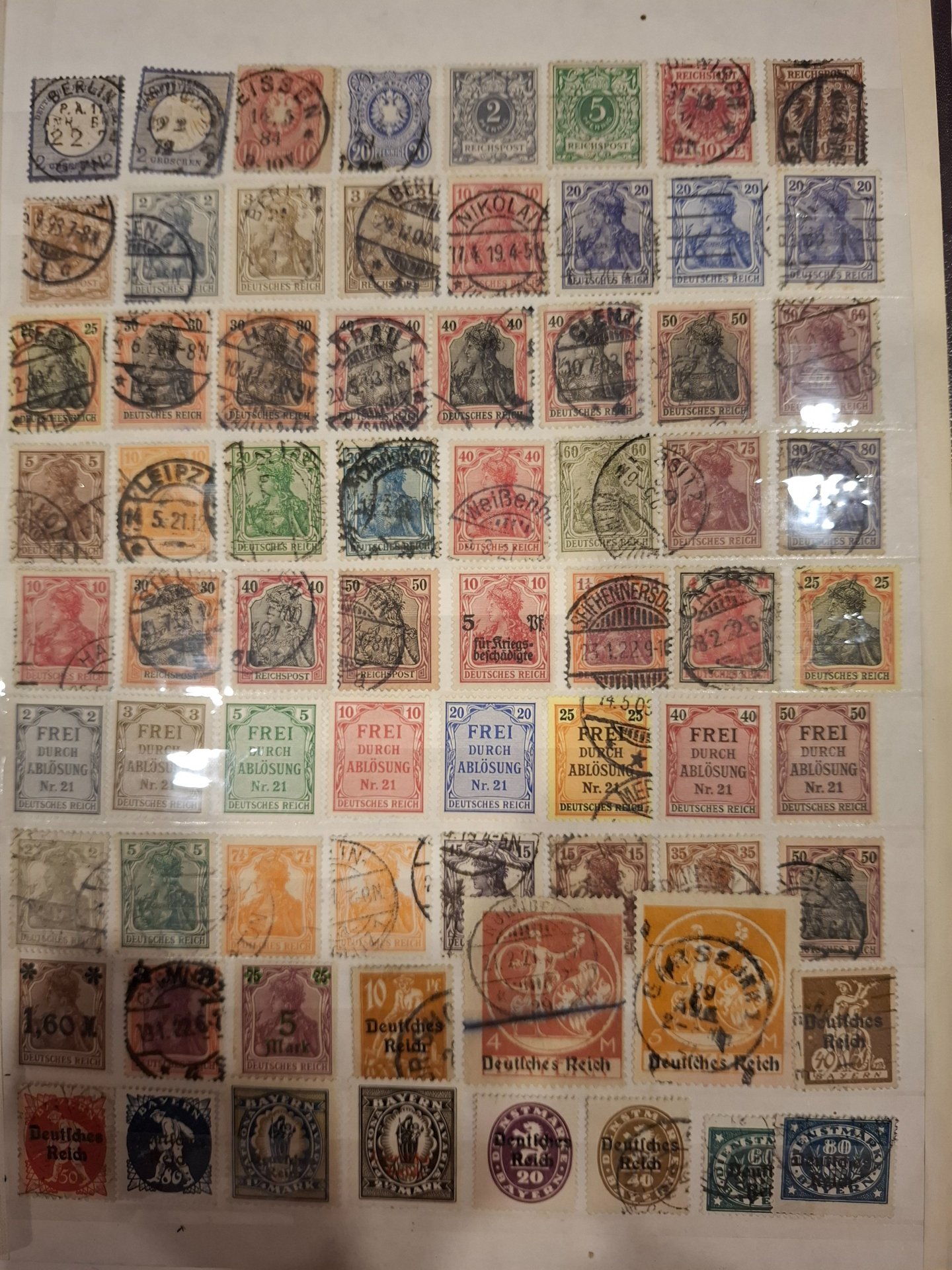 Briefmarken Deutsches Reich ,DDR – Bild 4