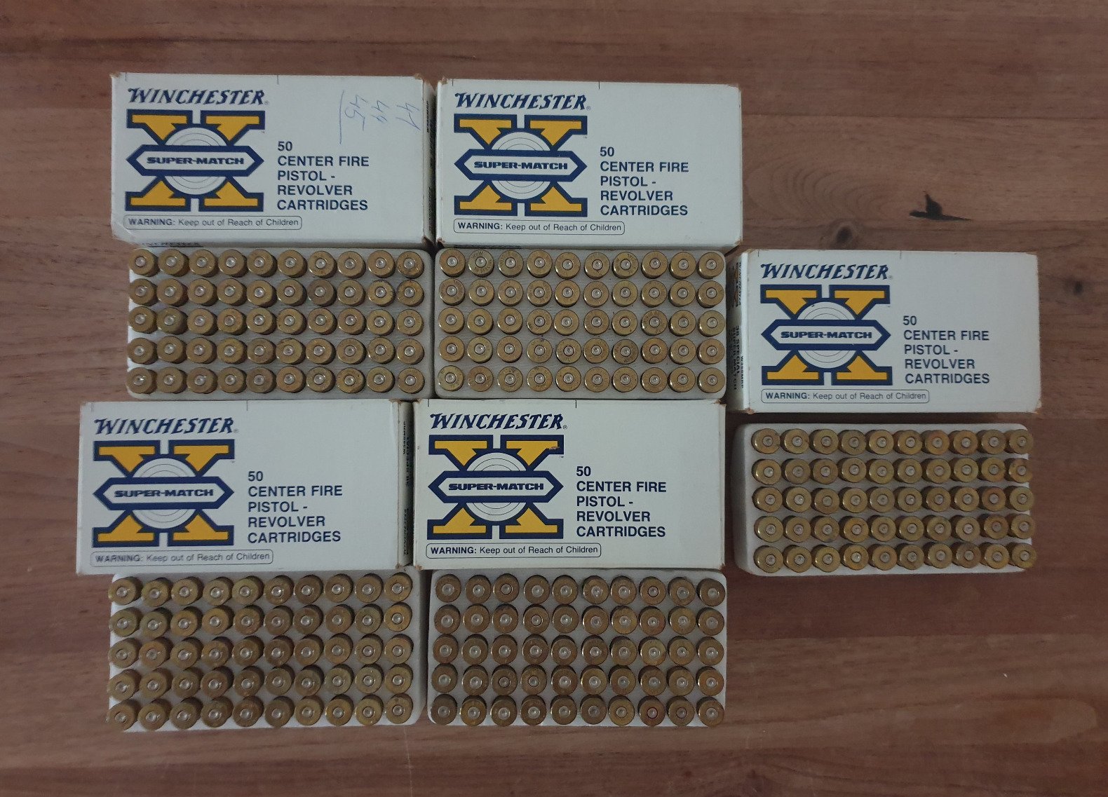 250 x Winchester .38 Special Messing-Hülsen in OVP (Super-Match) – Wiederladen / Deko – Bild 1