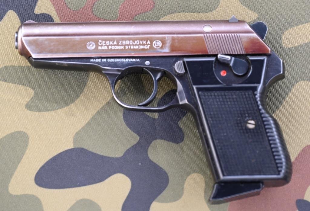 Pistole Armeewaffe Ordonnanz CZ VZ 50 Ceska Zbrojovka Nar. Podnik Strakonice Kal. 7,65 mm Browning – Bild 2