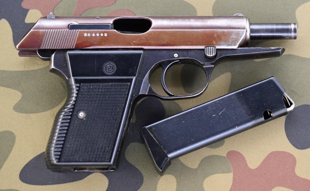 Pistole Armeewaffe Ordonnanz CZ VZ 50 Ceska Zbrojovka Nar. Podnik Strakonice Kal. 7,65 mm Browning – Bild 3