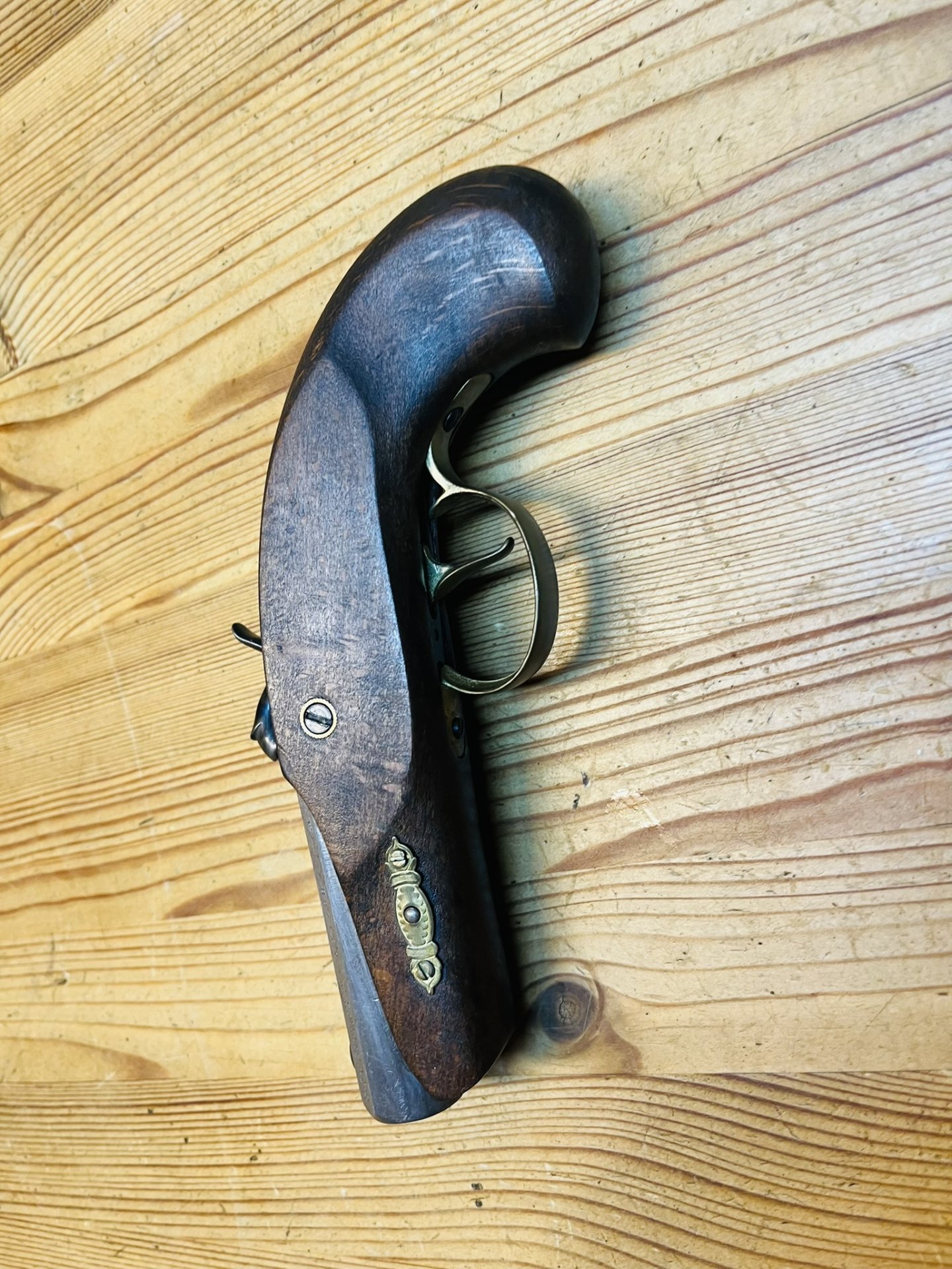 sehr schöne Schwarzpulver Pistole Philadelphia Derringer Cal.45 Black Powder – Bild 5