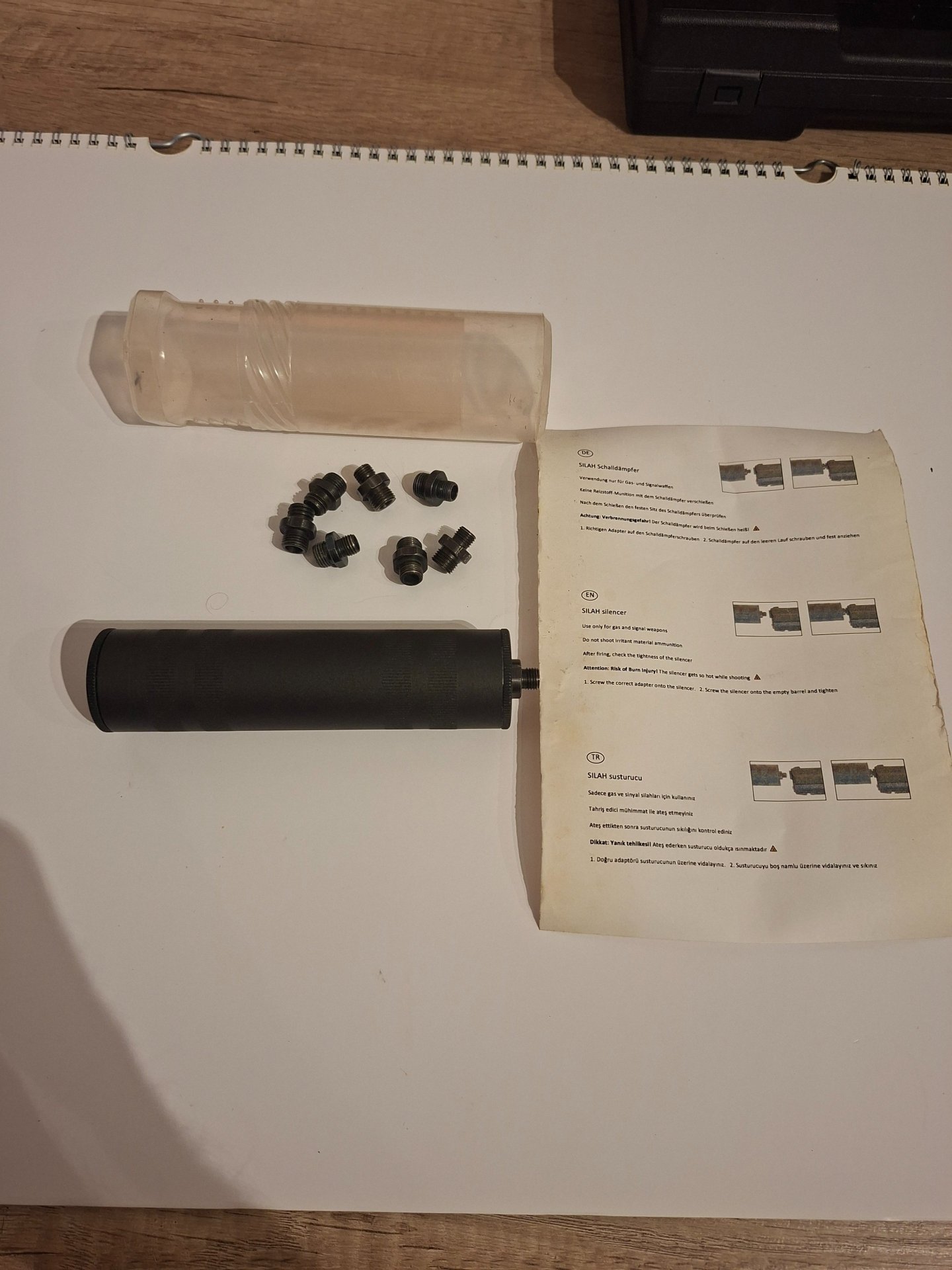 Schalldämpfer SILAH Schreckschuss – Bild 1